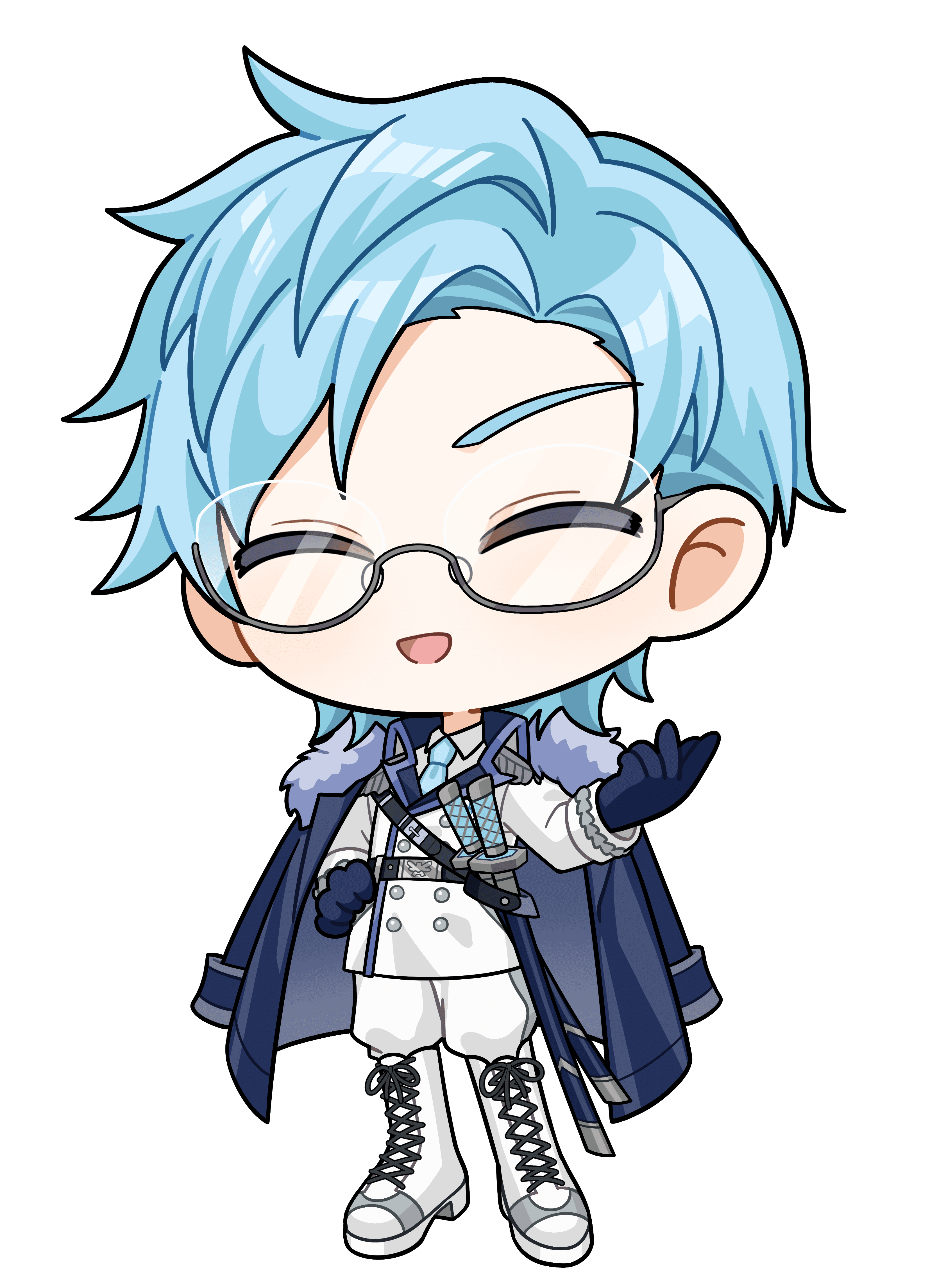 氷叢双馬|VTuber向けちびキャラ表情差分 9