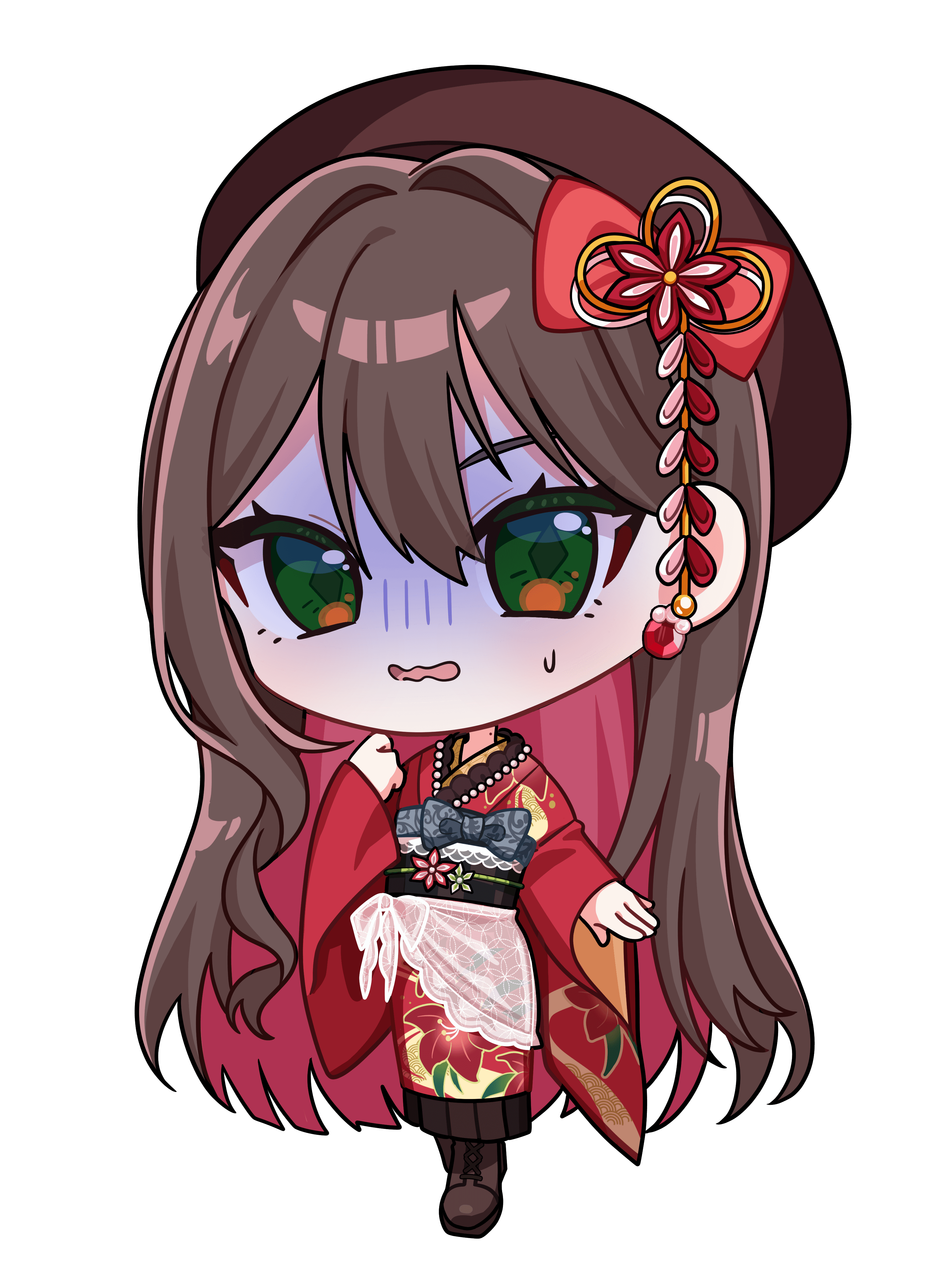 甘味リリ|VTuber向けちびキャラ表情差分 5