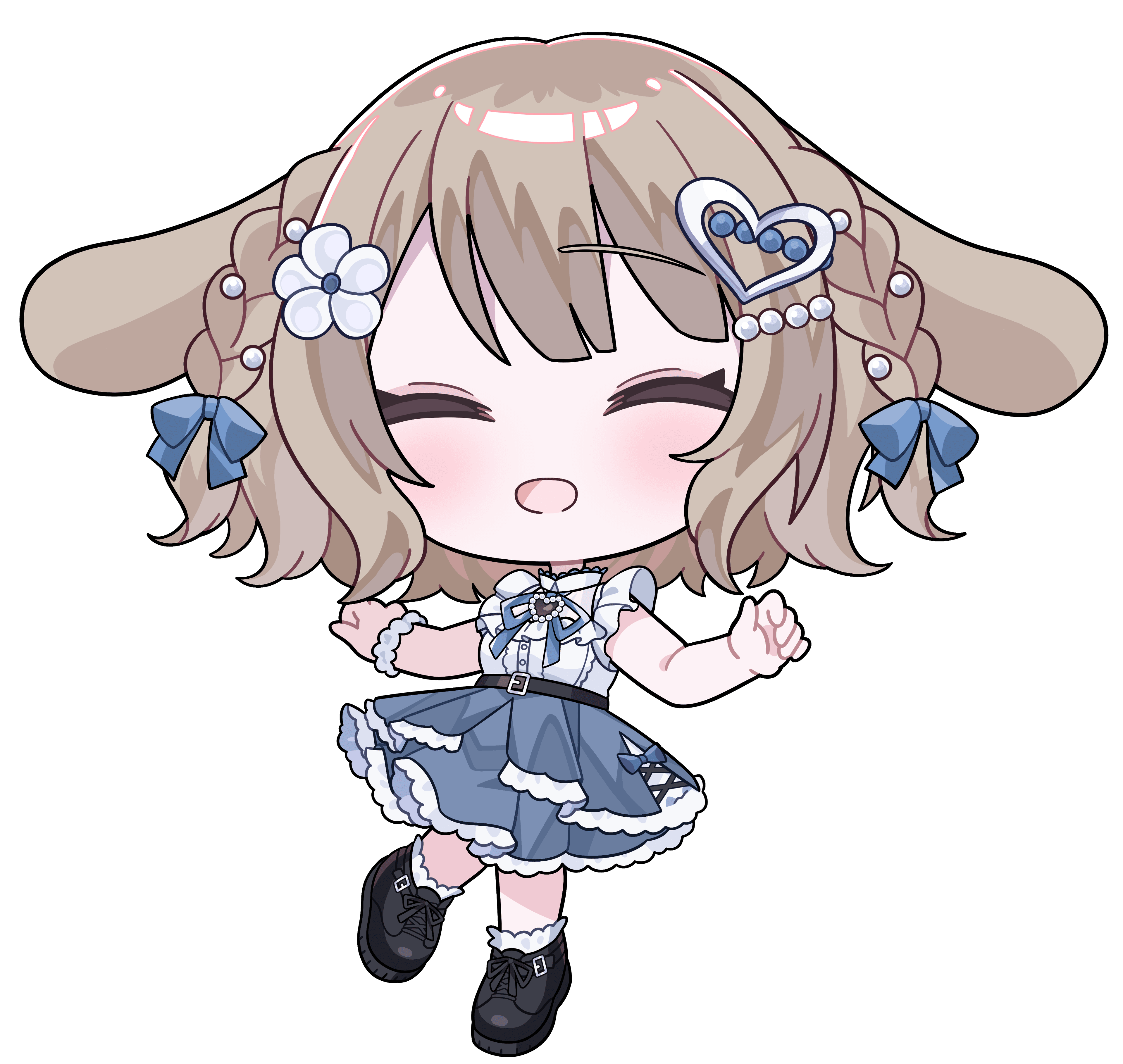 甘兎れいむ|VTuber向けちびキャラ表情差分 1