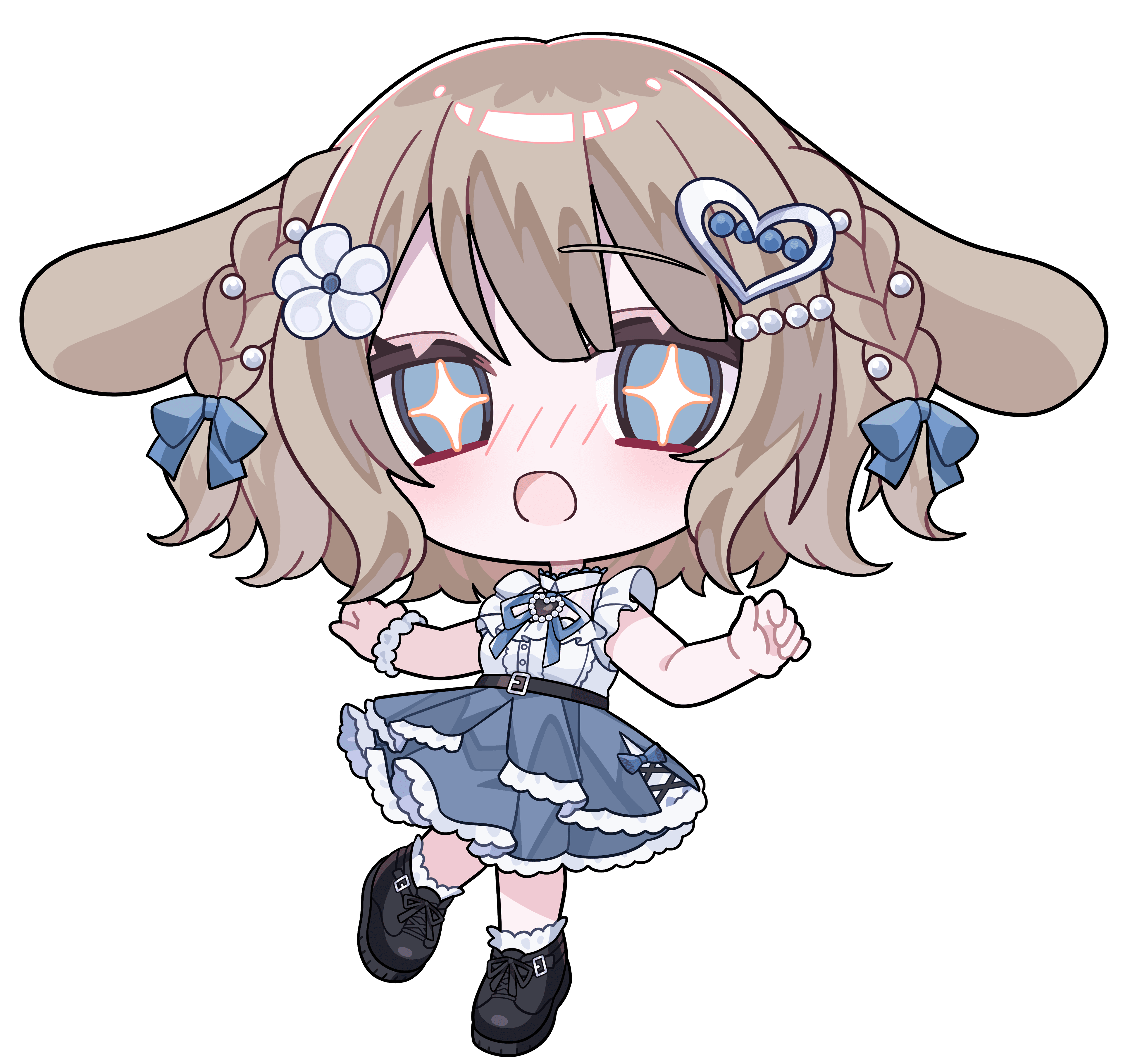 甘兎れいむ|VTuber向けちびキャラ表情差分 10