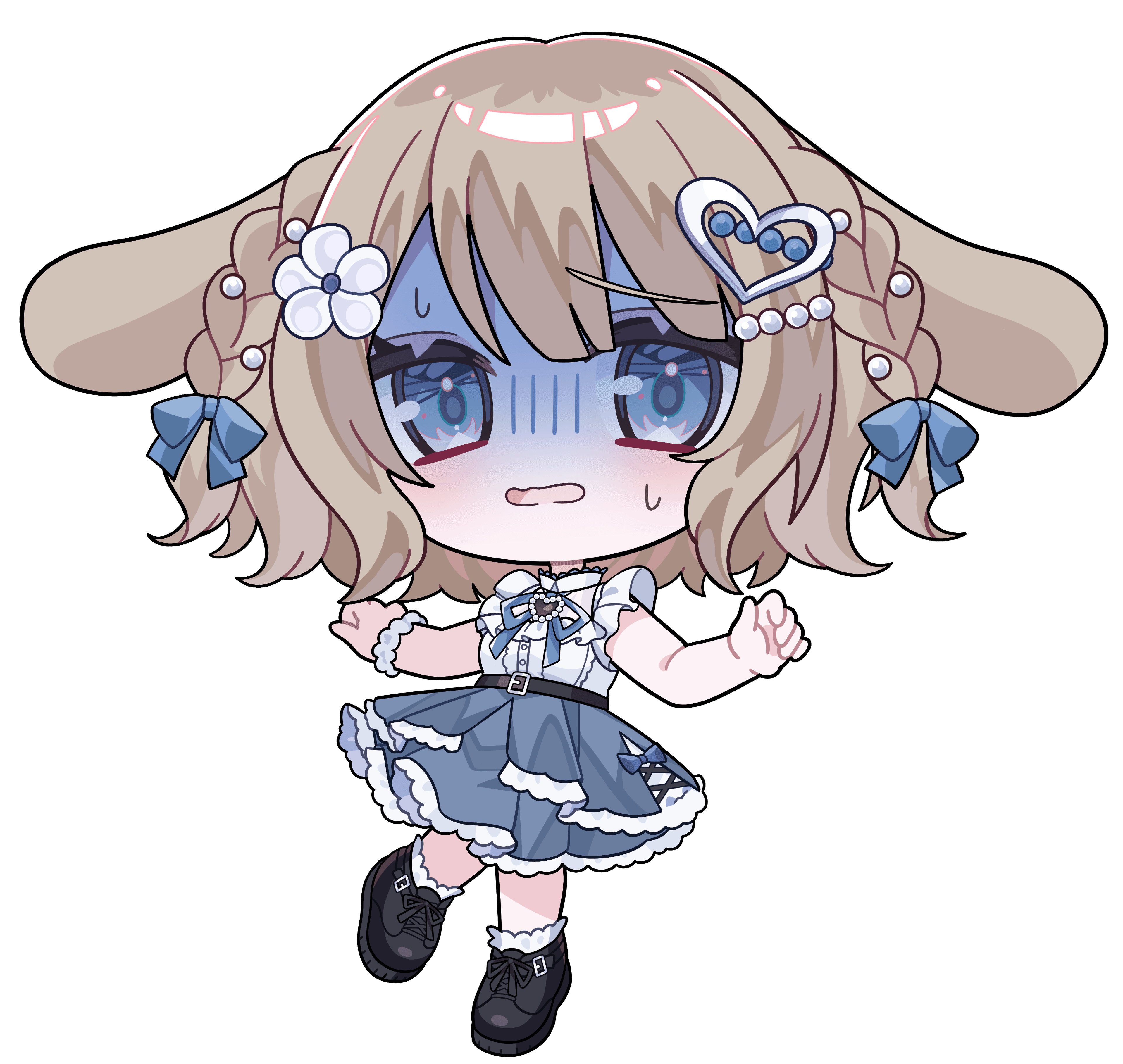 甘兎れいむ|VTuber向けちびキャラ表情差分 3