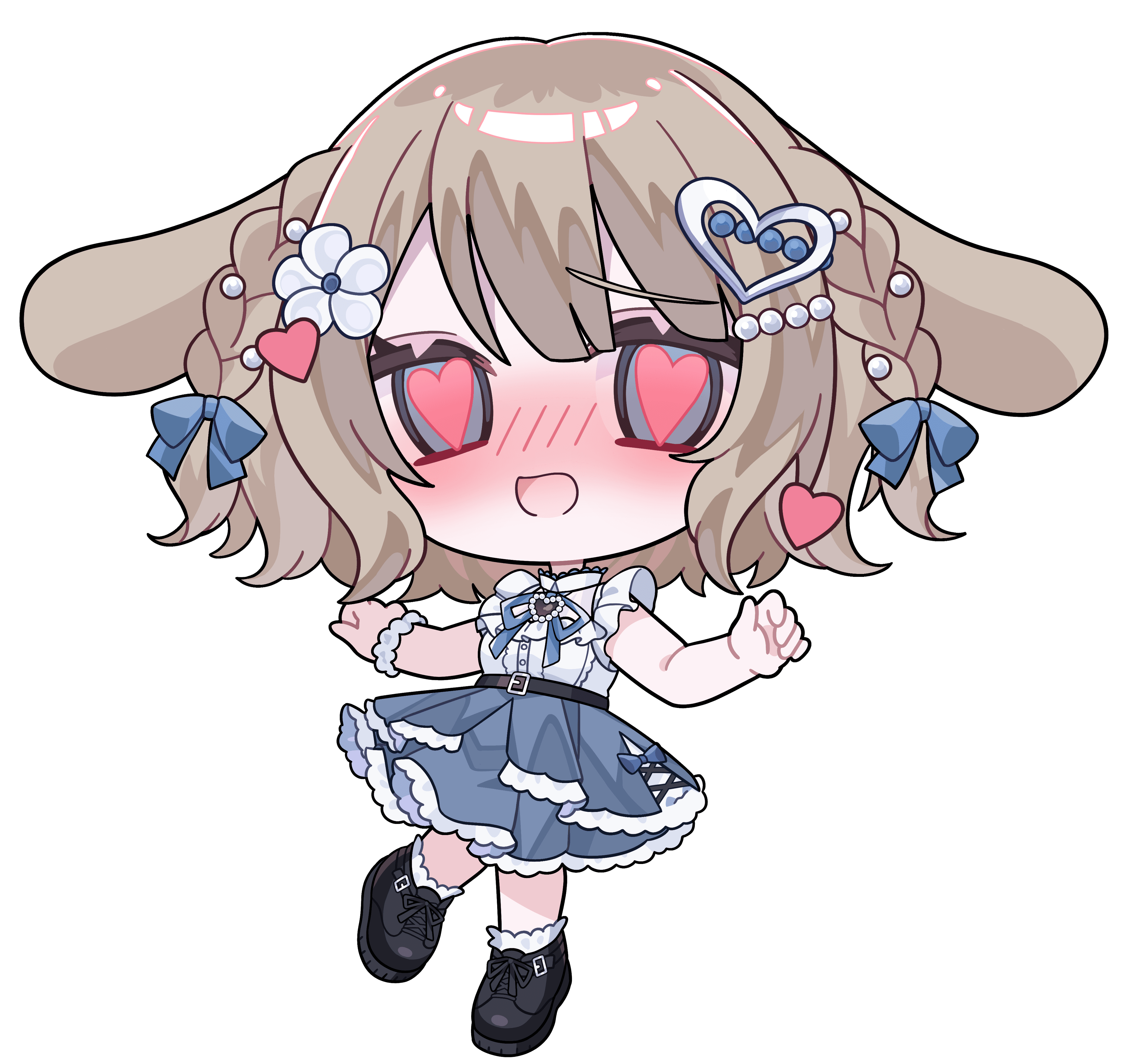 甘兎れいむ|VTuber向けちびキャラ表情差分 4