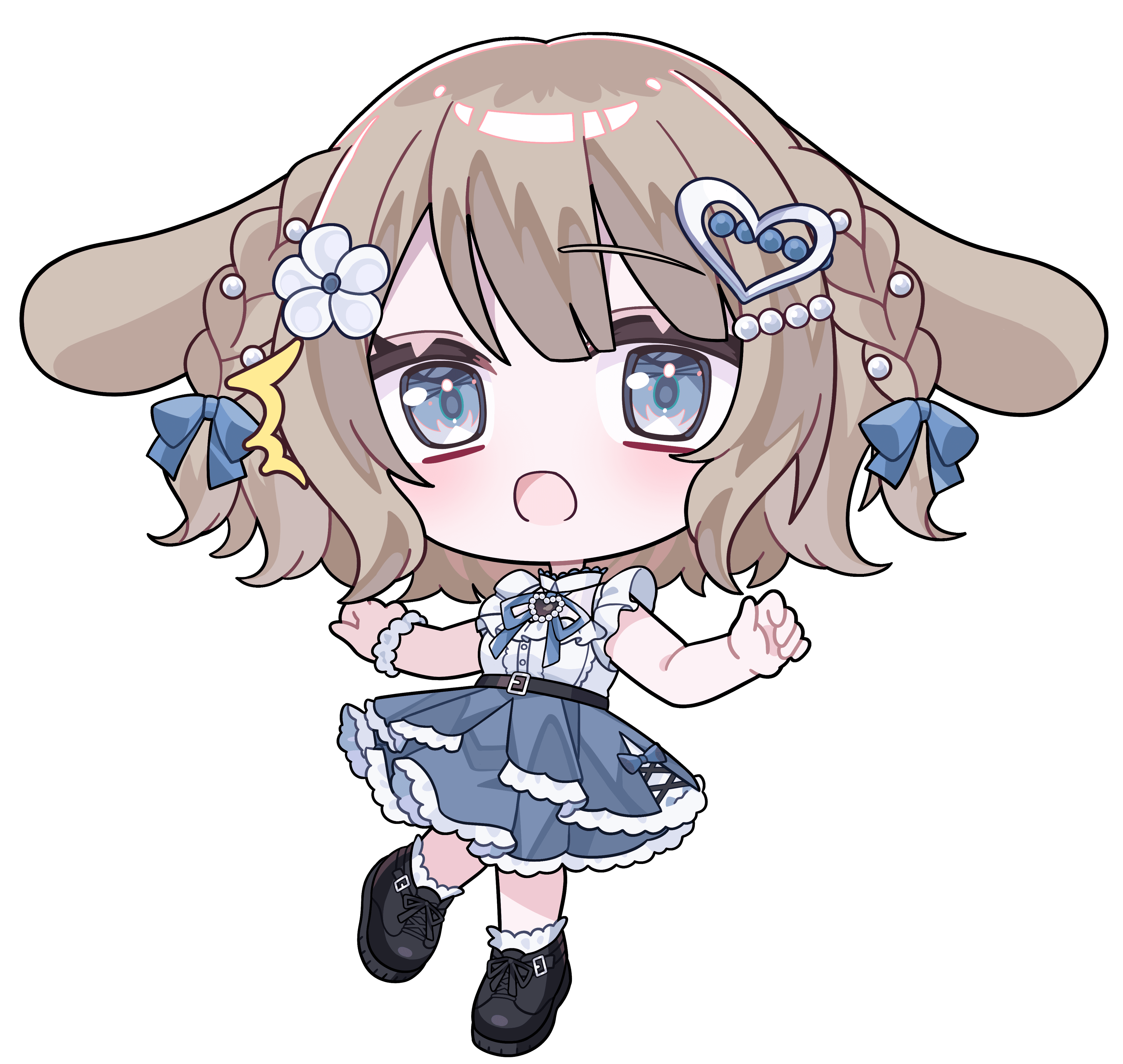 甘兎れいむ|VTuber向けちびキャラ表情差分 5
