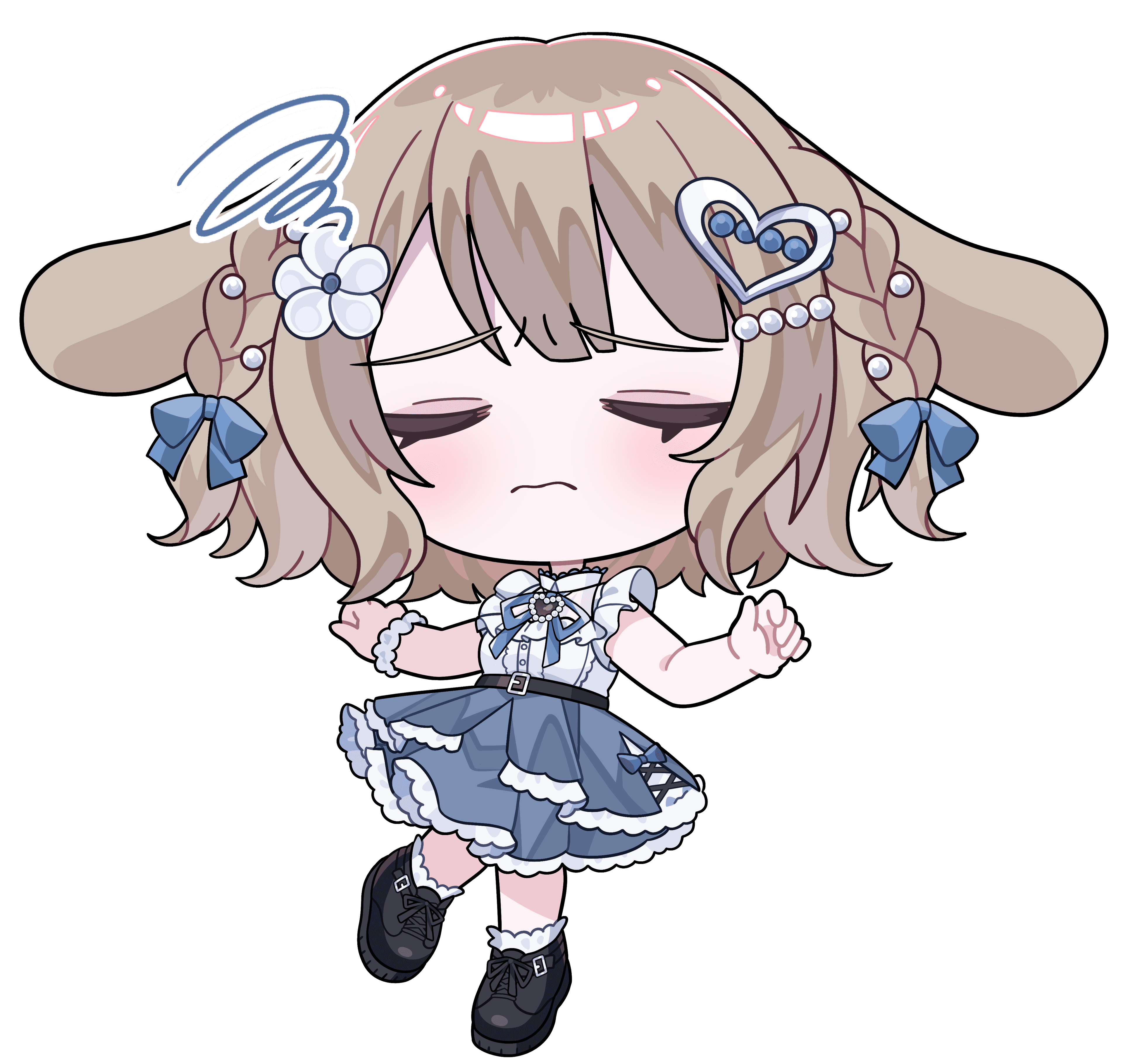 甘兎れいむ|VTuber向けちびキャラ表情差分 6
