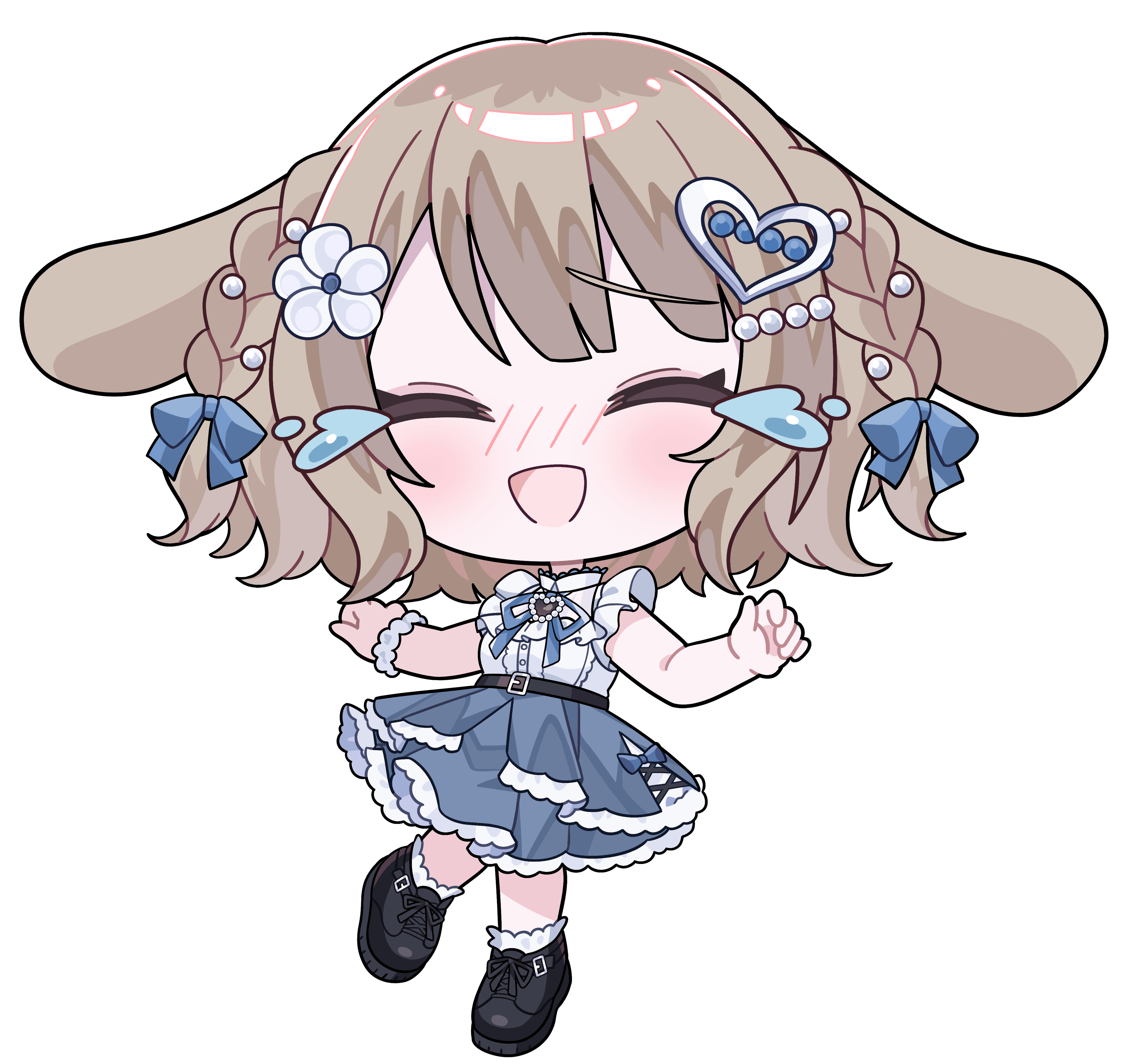 甘兎れいむ|VTuber向けちびキャラ表情差分 7