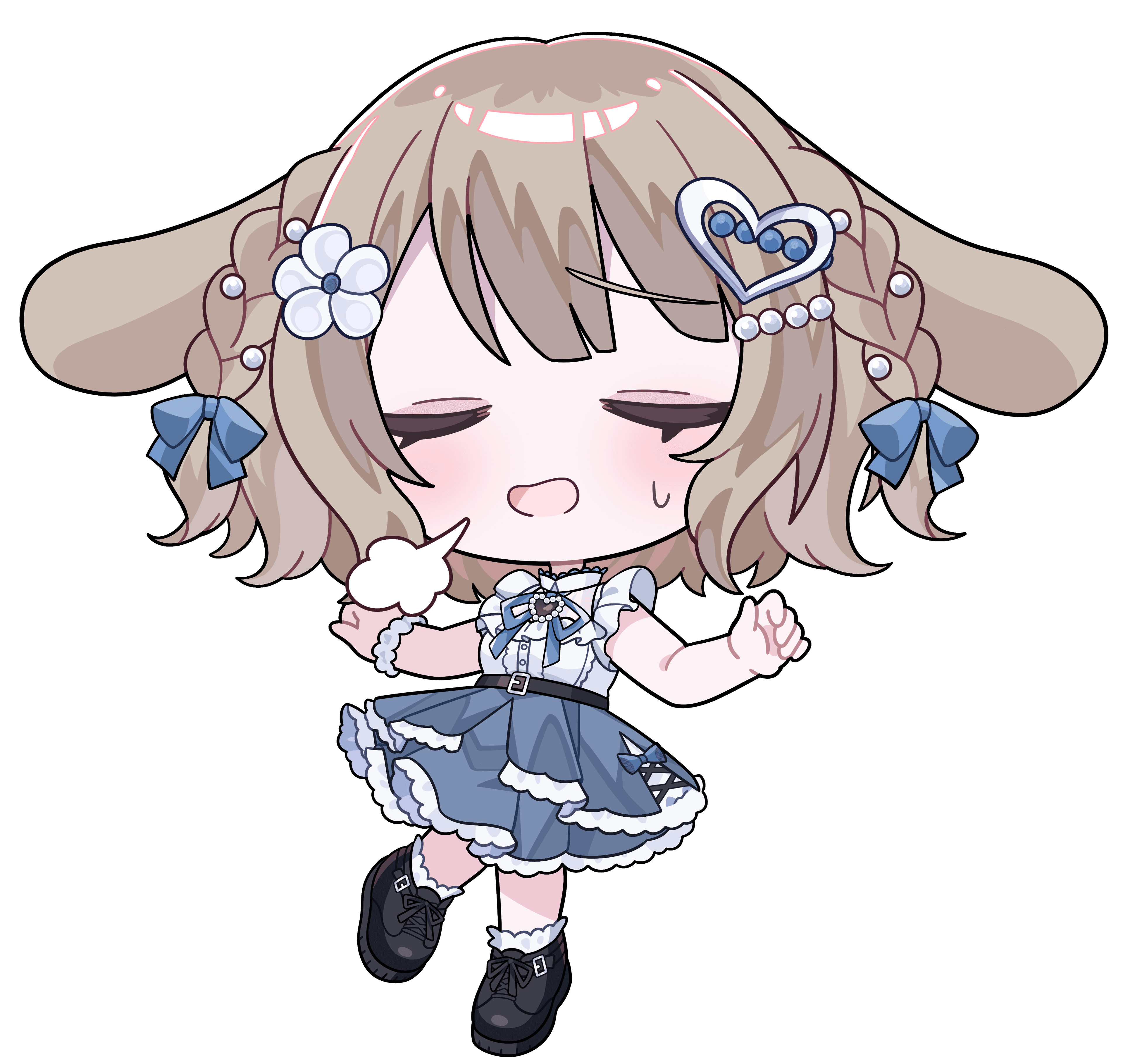 甘兎れいむ|VTuber向けちびキャラ表情差分 9