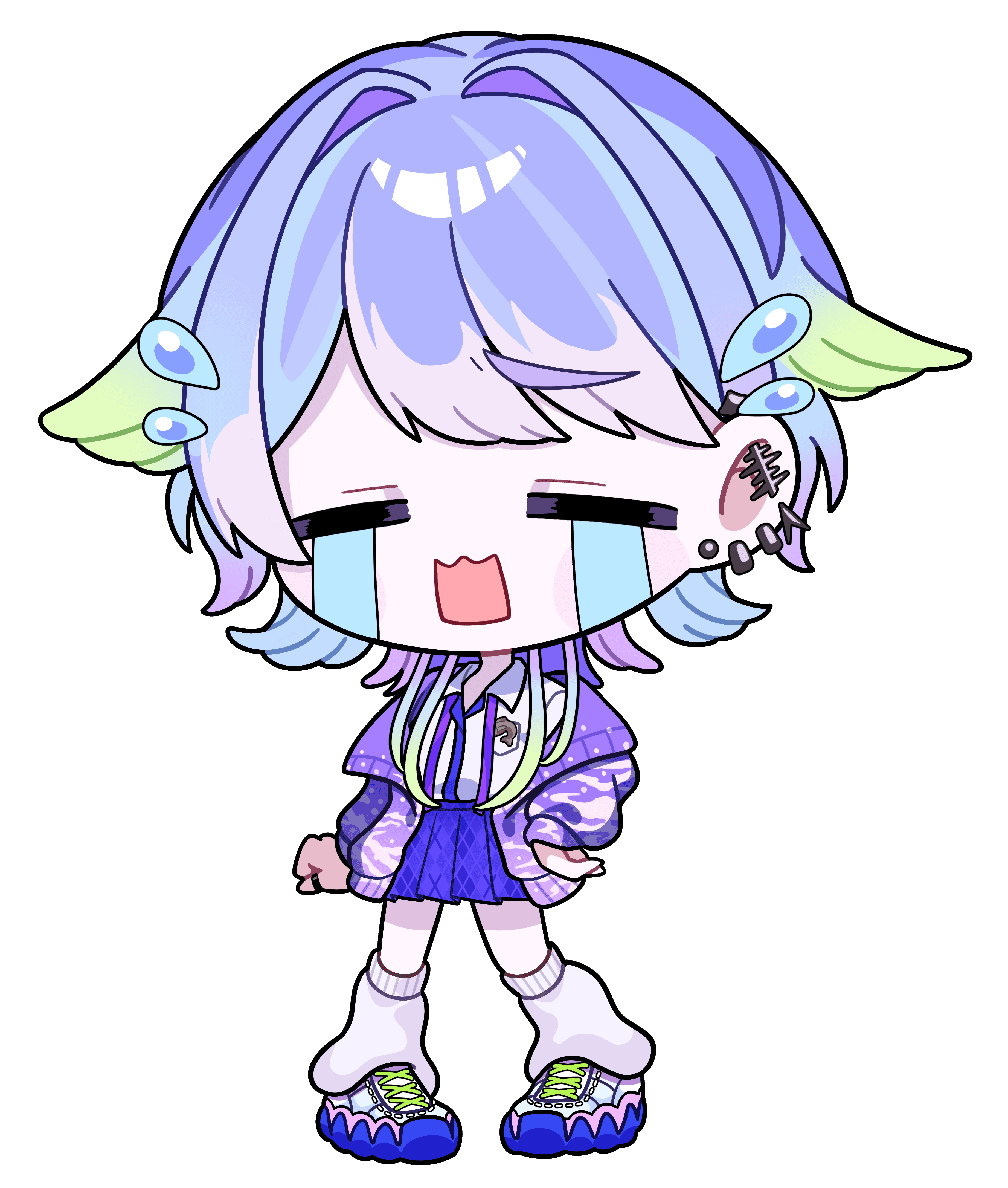 あめのりん|VTuber向けちびキャラ表情差分 10