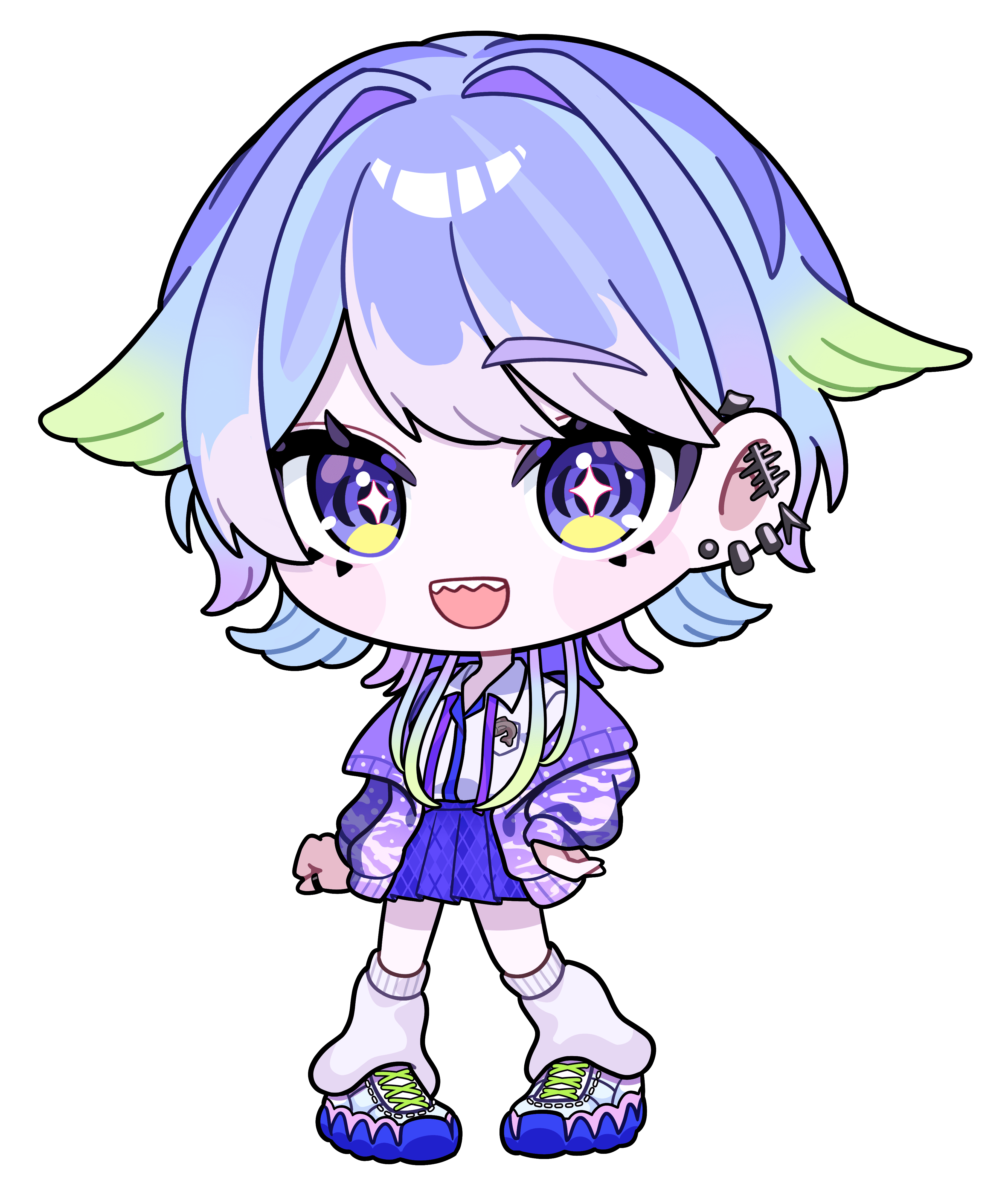 あめのりん|VTuber向けちびキャラ表情差分 2