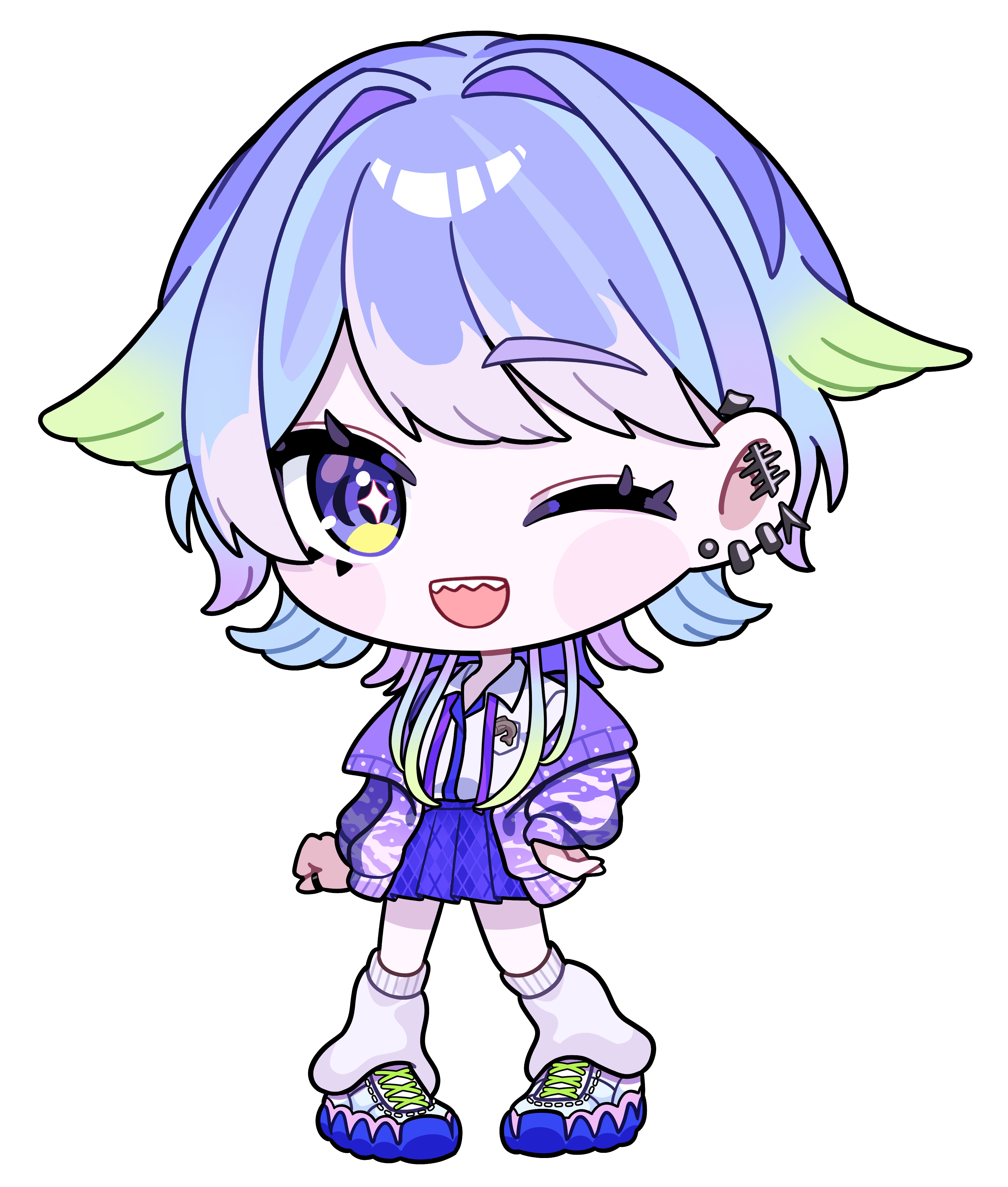 あめのりん|VTuber向けちびキャラ表情差分 3