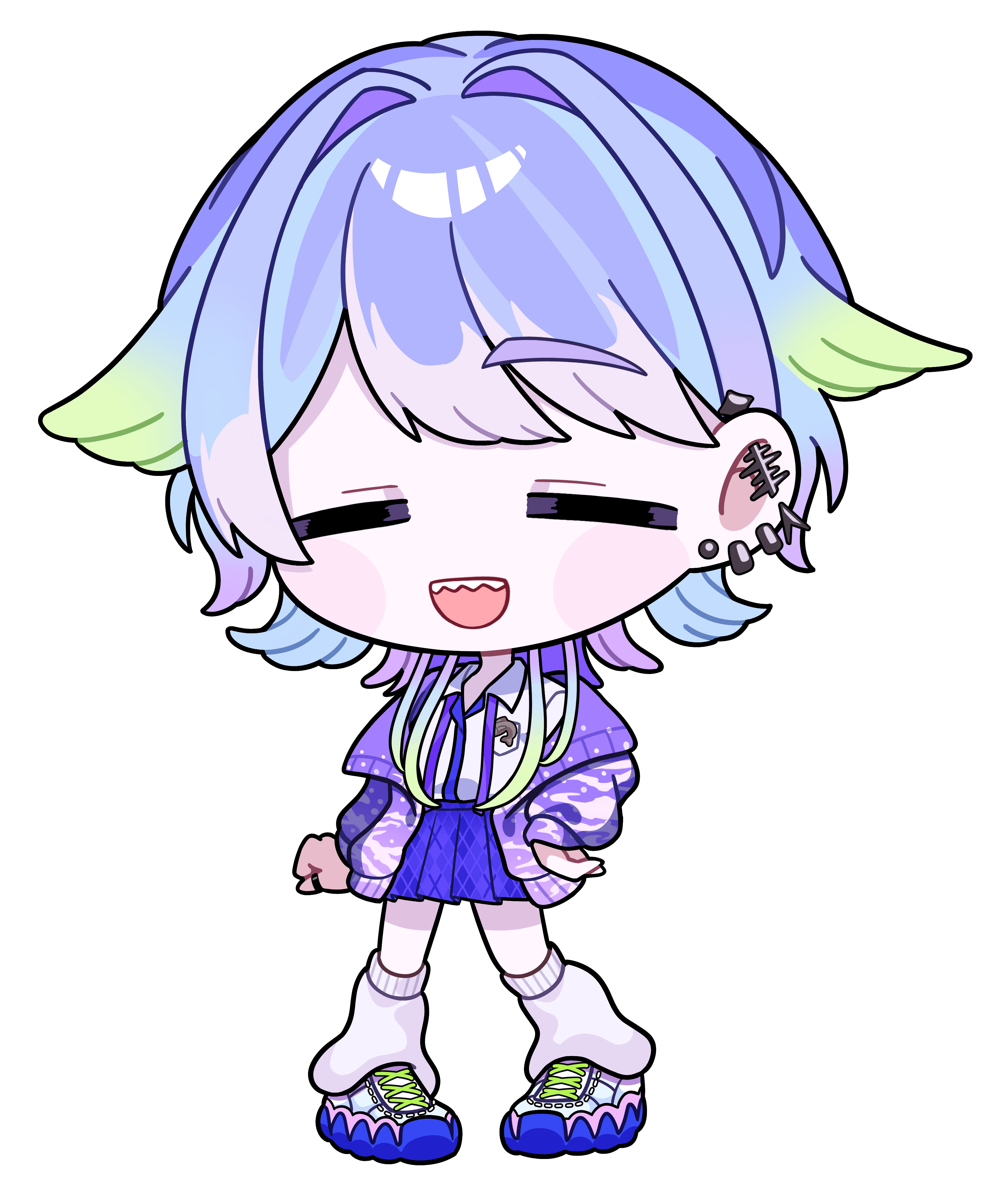 あめのりん|VTuber向けちびキャラ表情差分 8