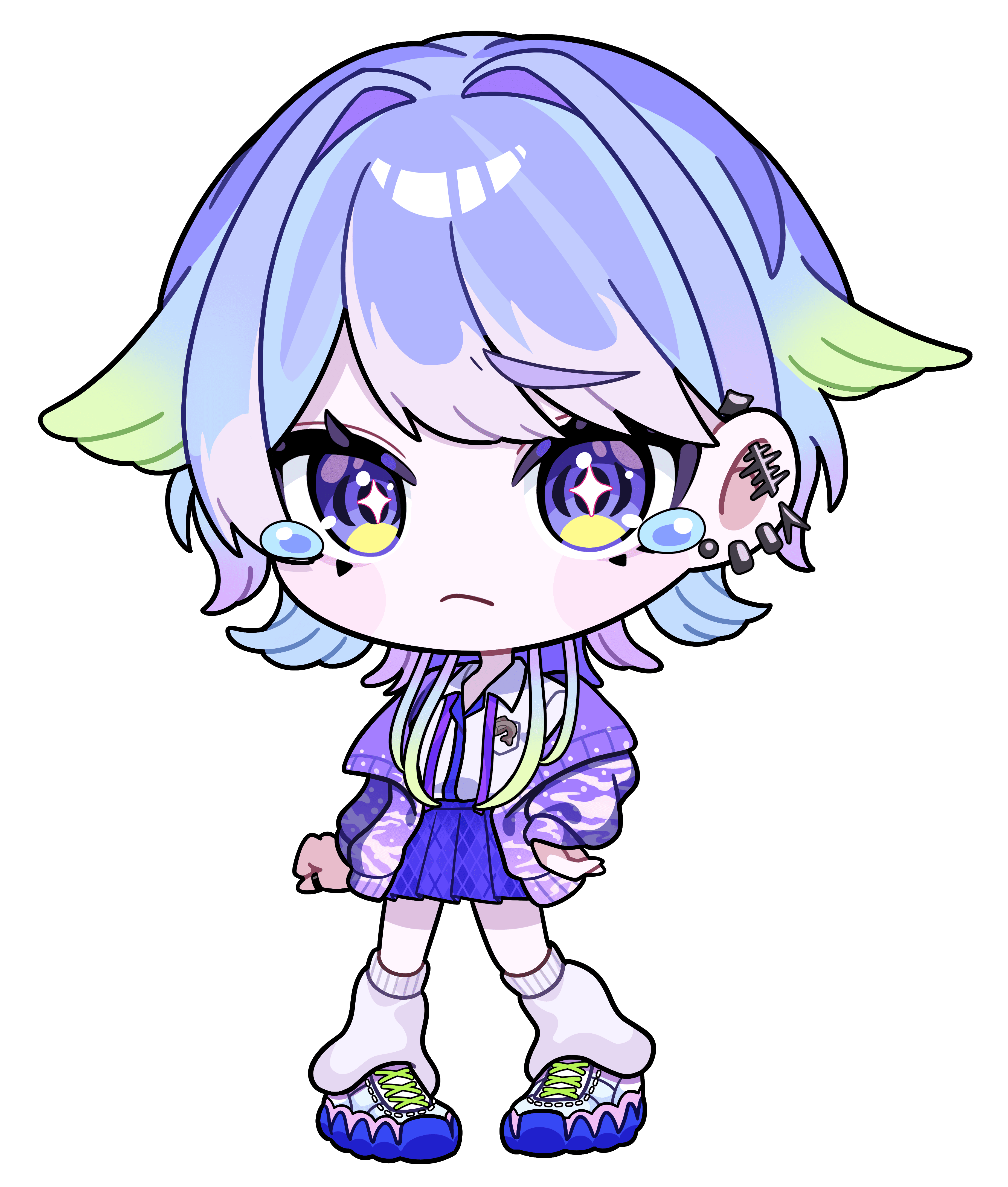 あめのりん|VTuber向けちびキャラ表情差分 9