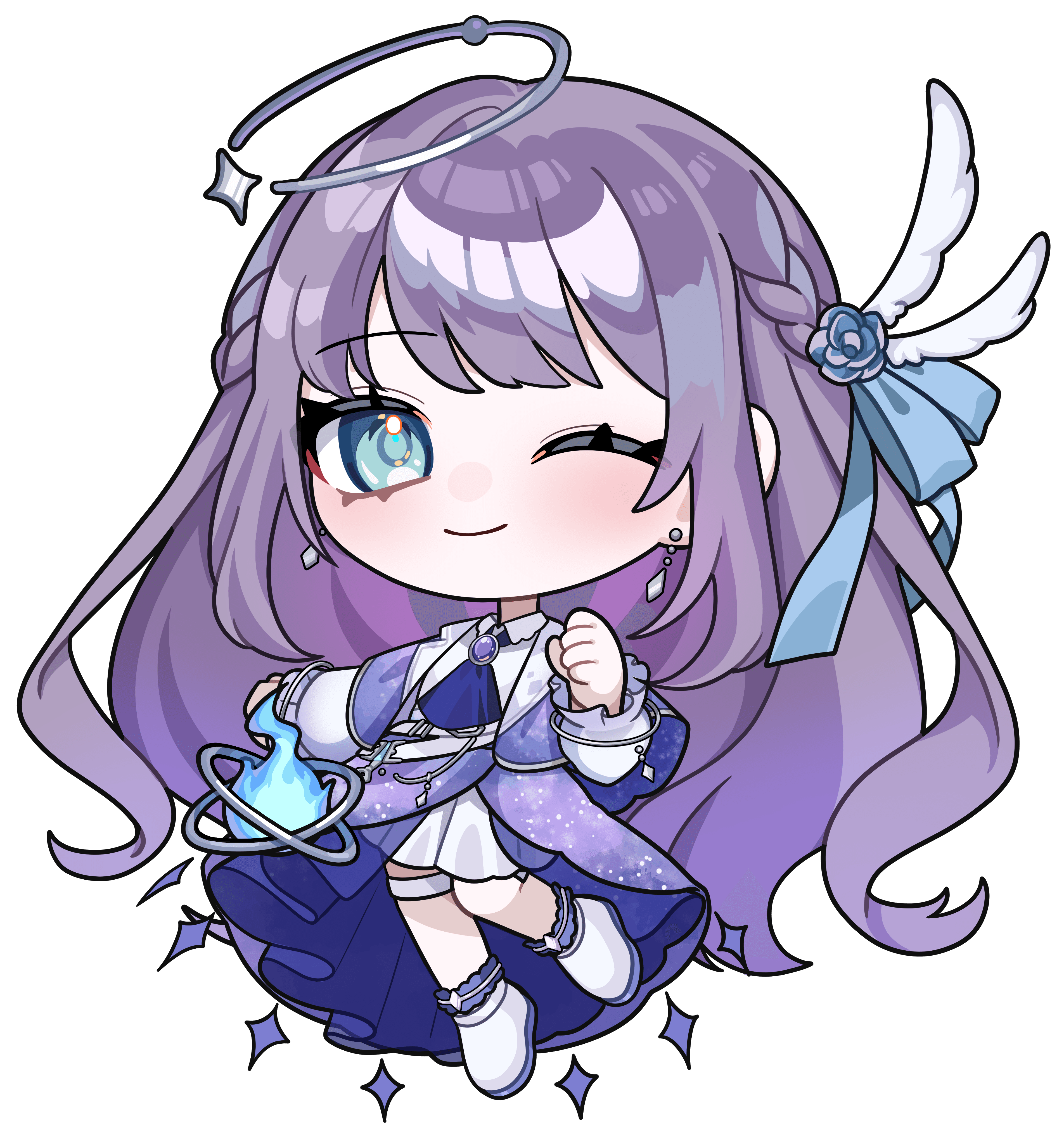 或夢|VTuber向けちびキャラ表情差分 1