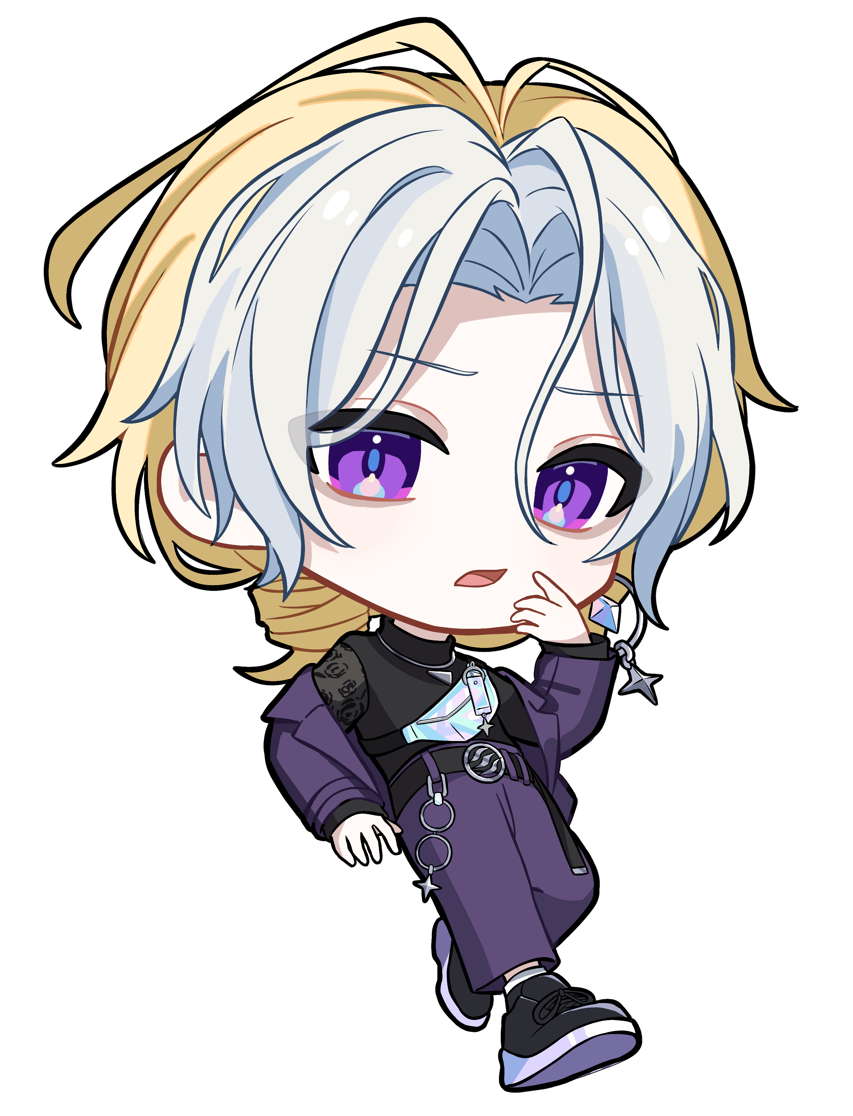 あさはねむゐ|VTuber向けちびキャラ表情差分 4