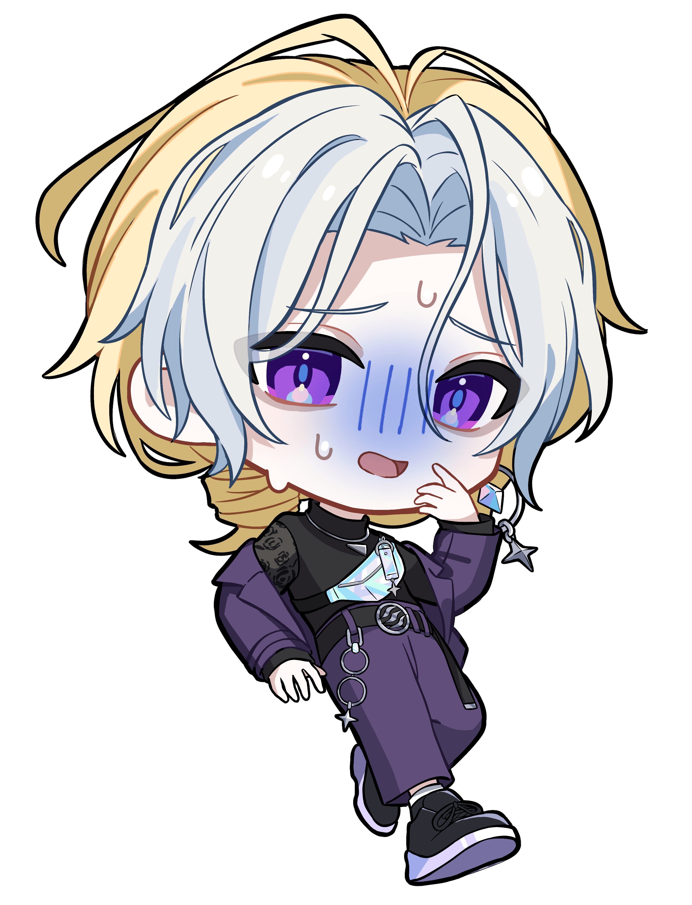 あさはねむゐ|VTuber向けちびキャラ表情差分 8