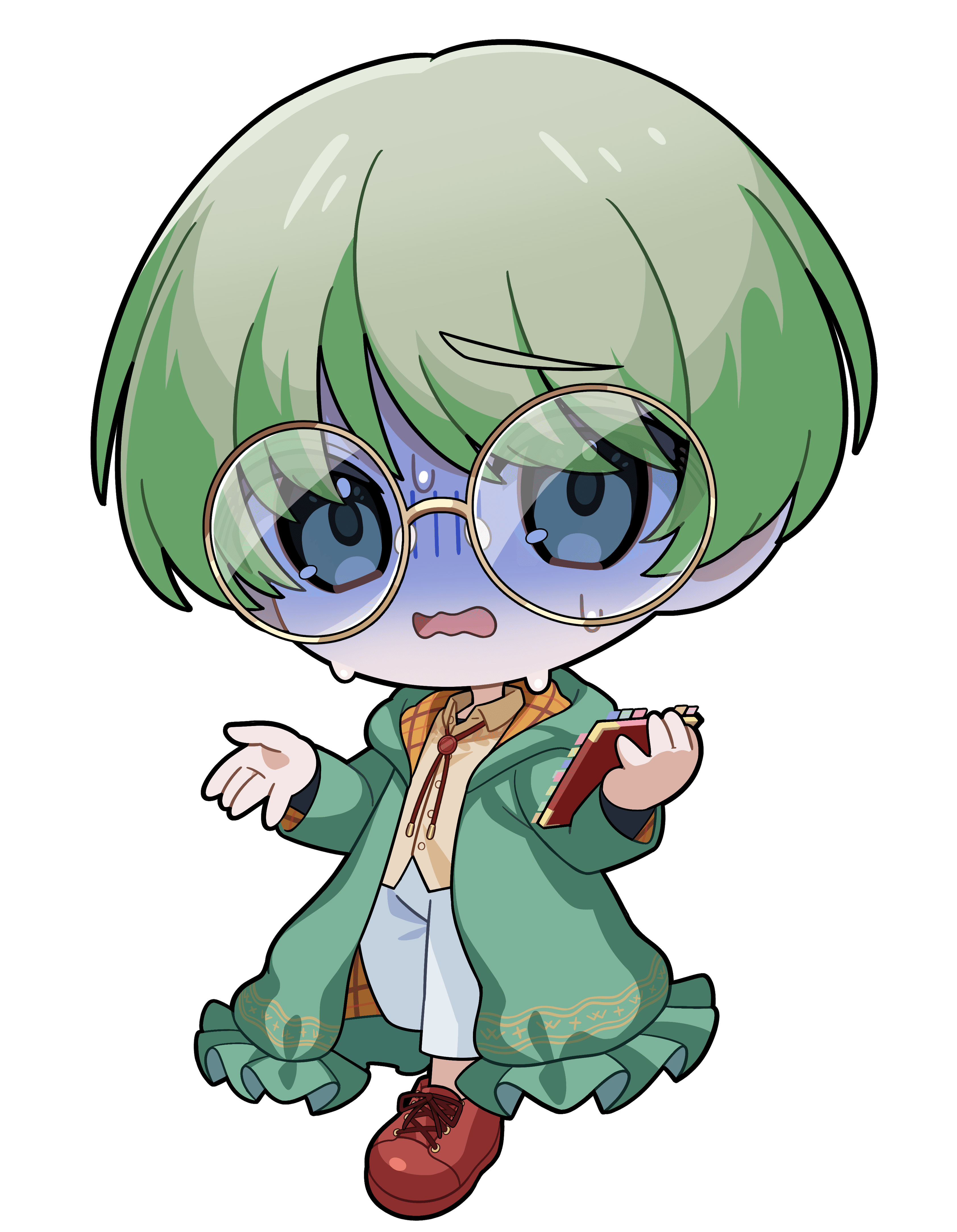 色音七漣|VTuber向けちびキャラ表情差分 5