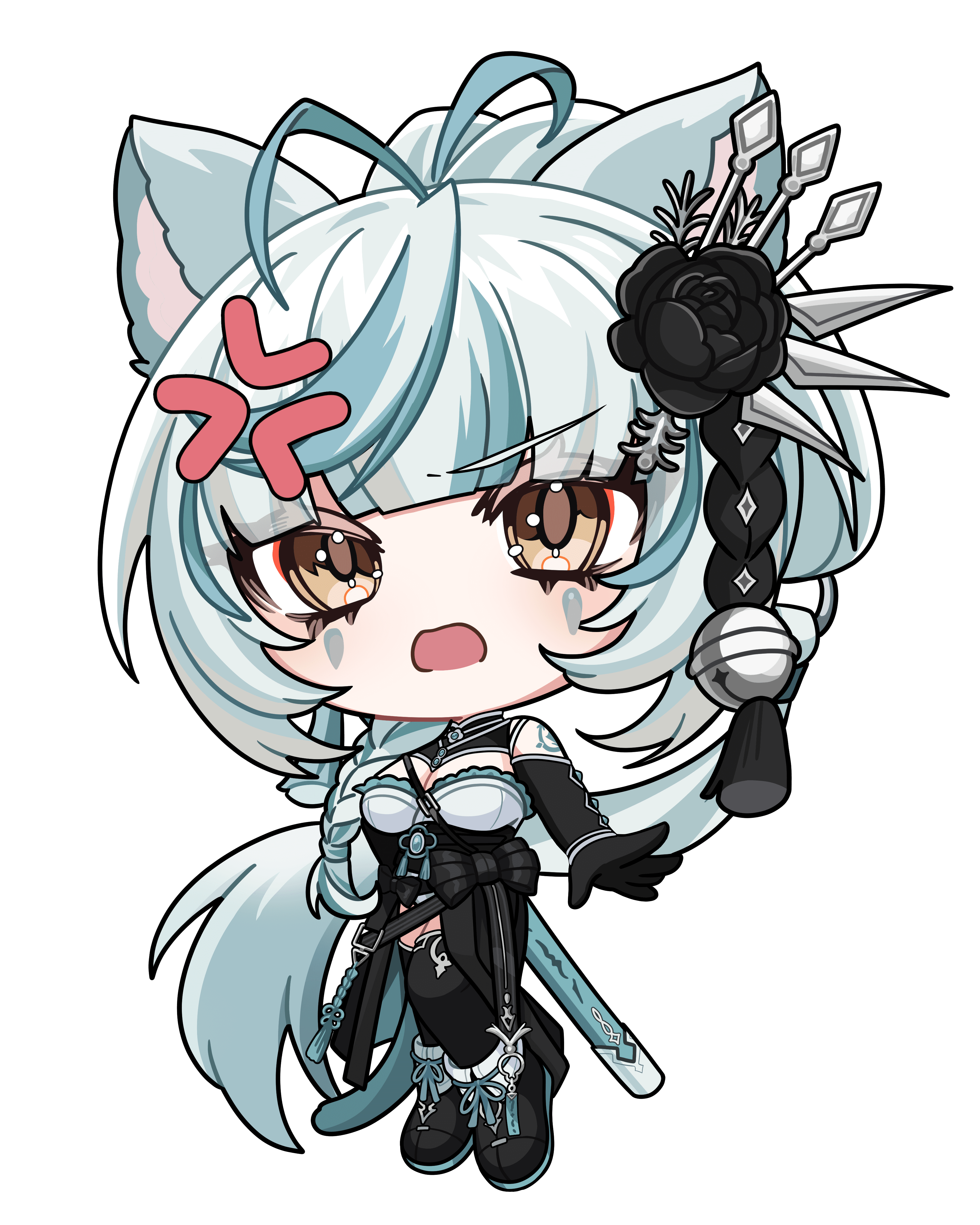 影月レオ|VTuber向けちびキャラ表情差分 5