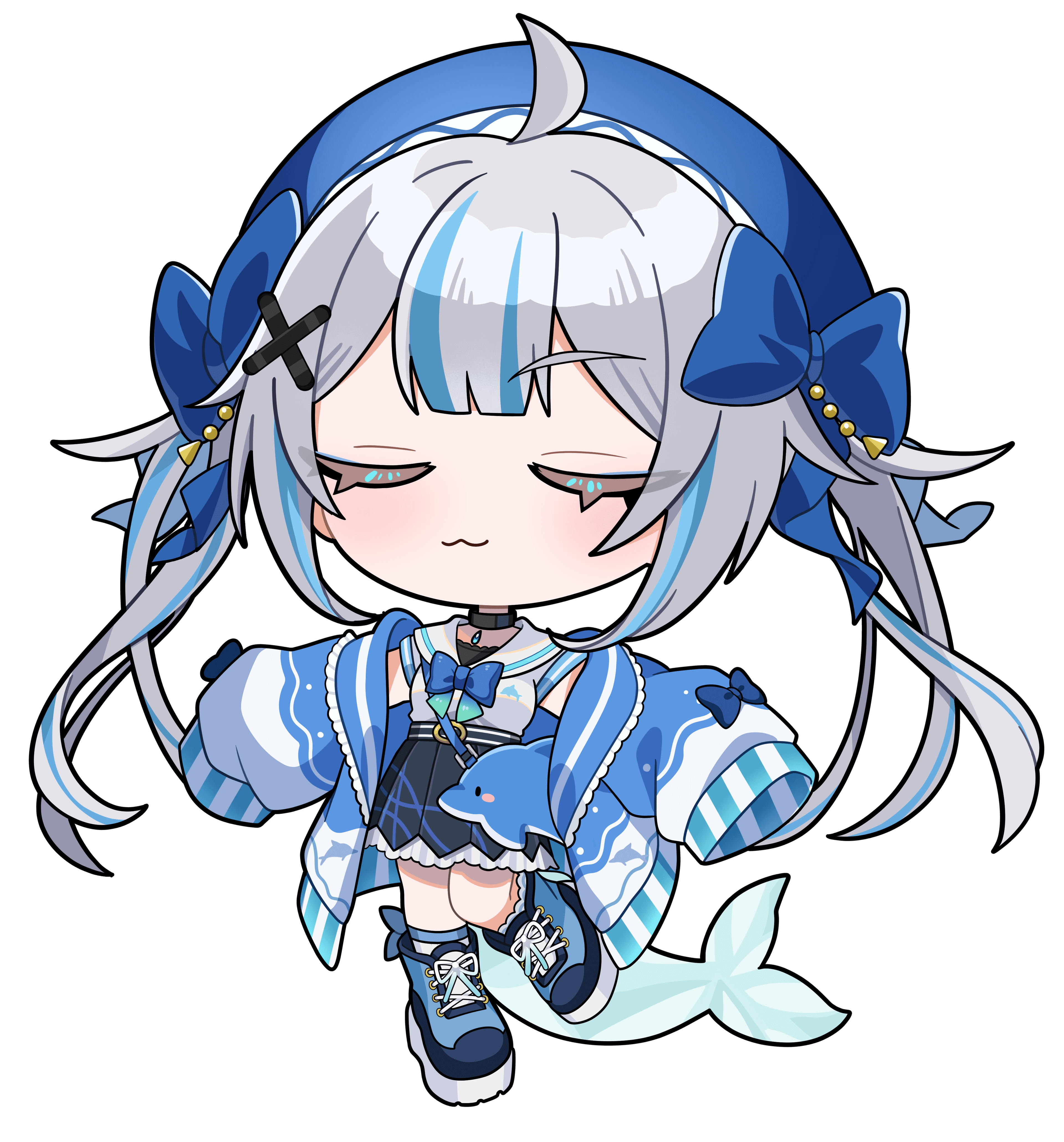 甘楽澪海|VTuber向けちびキャラ表情差分 1