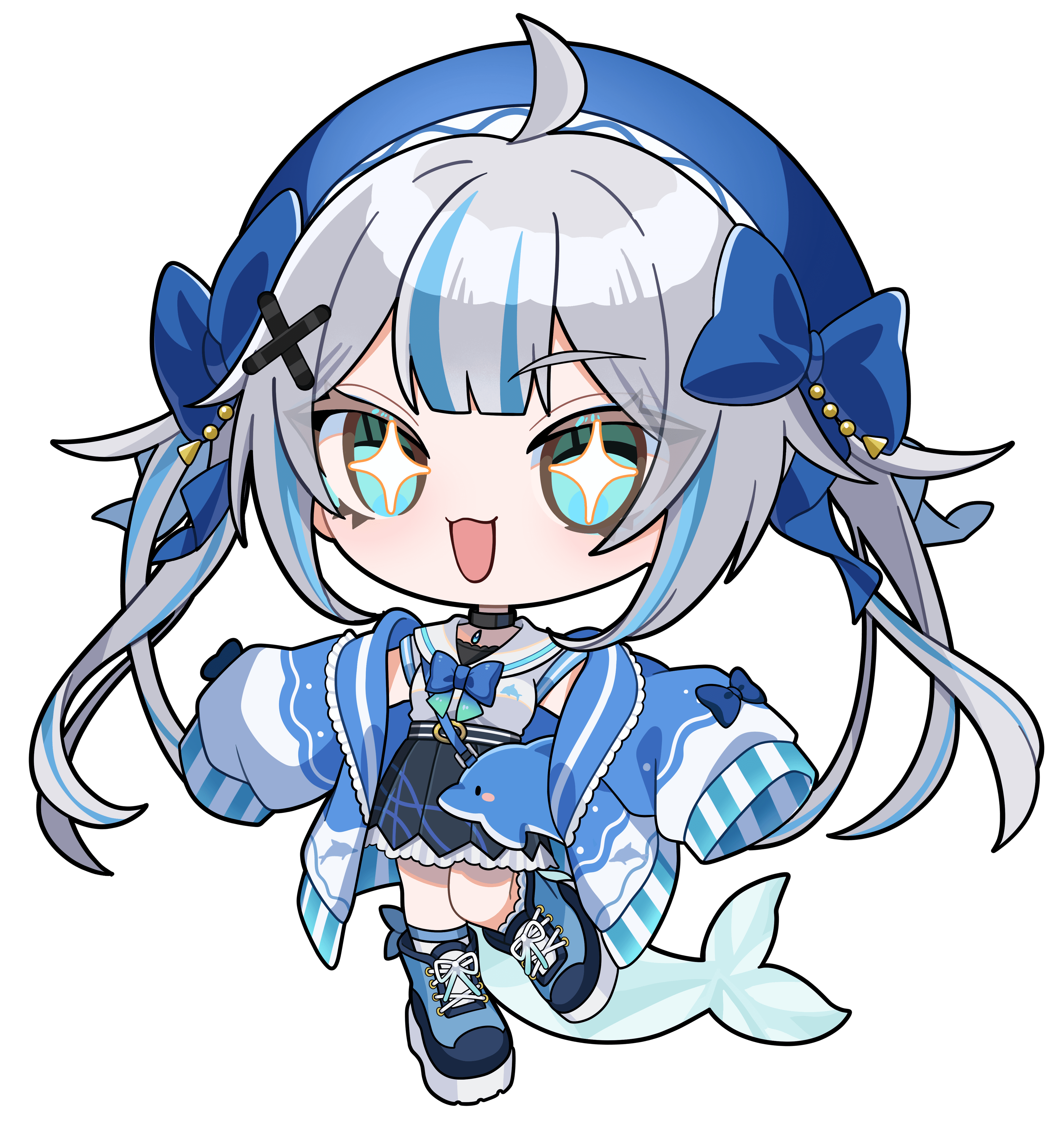 甘楽澪海|VTuber向けちびキャラ表情差分 10
