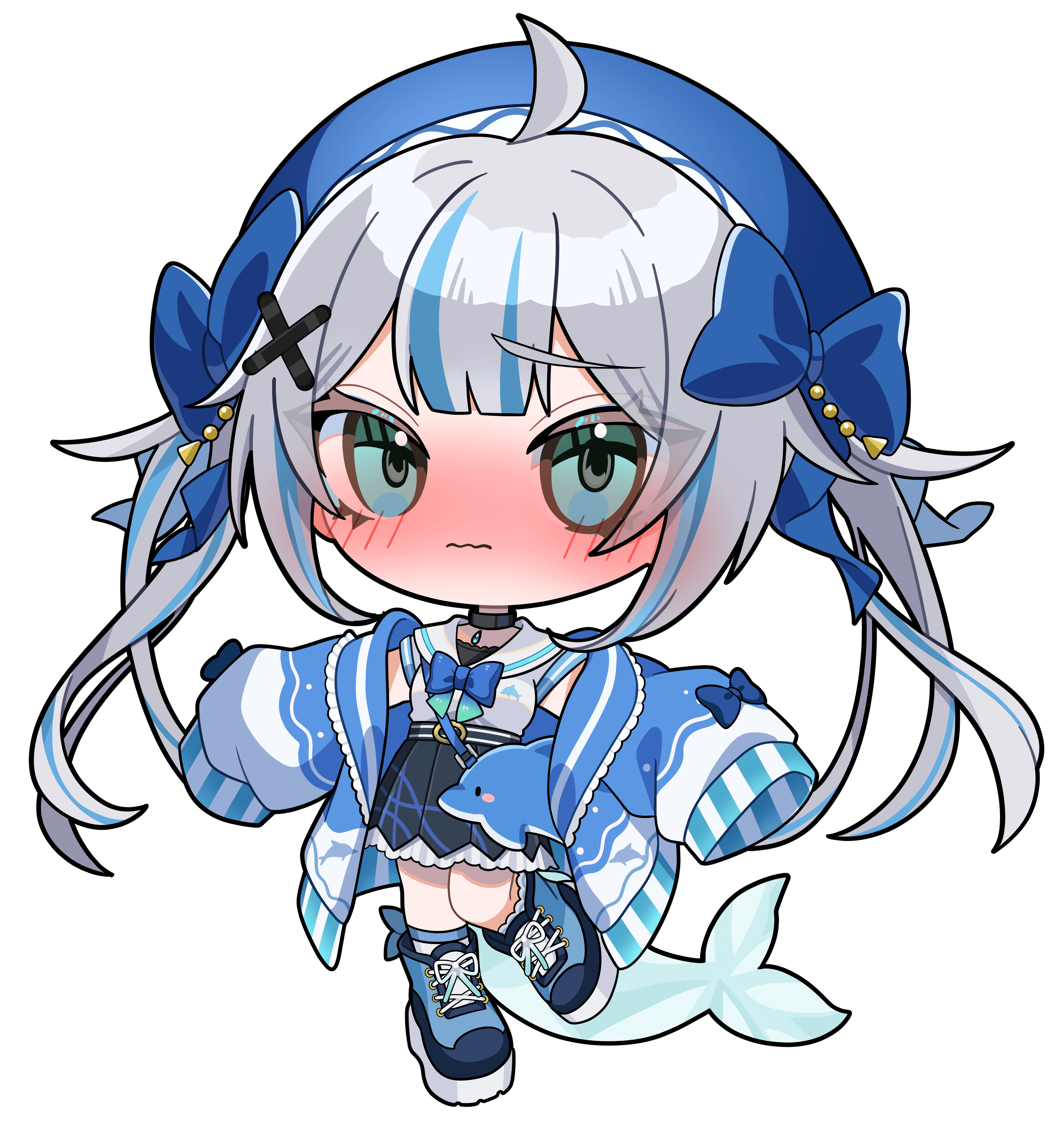 甘楽澪海|VTuber向けちびキャラ表情差分 4