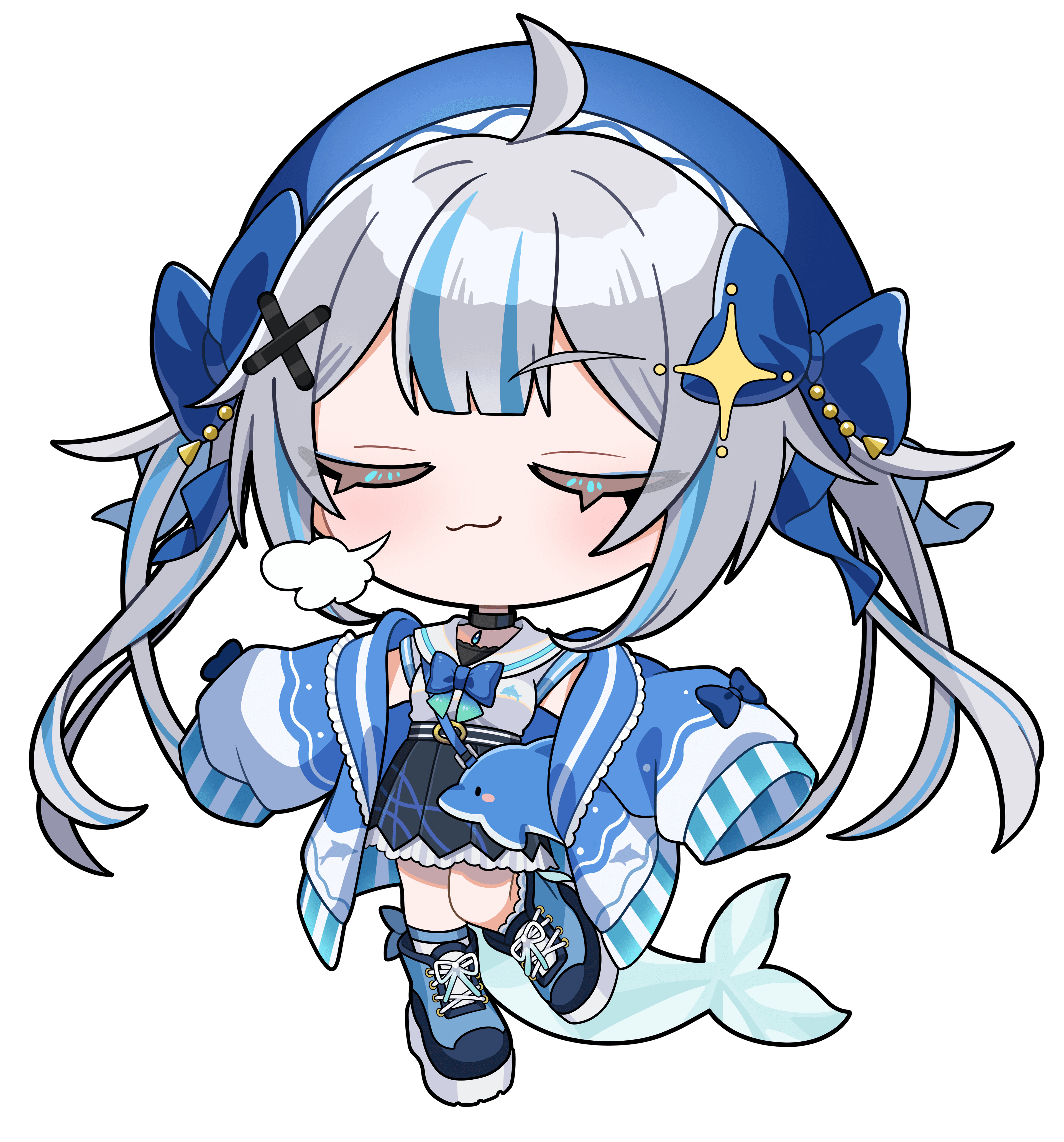 甘楽澪海|VTuber向けちびキャラ表情差分 5