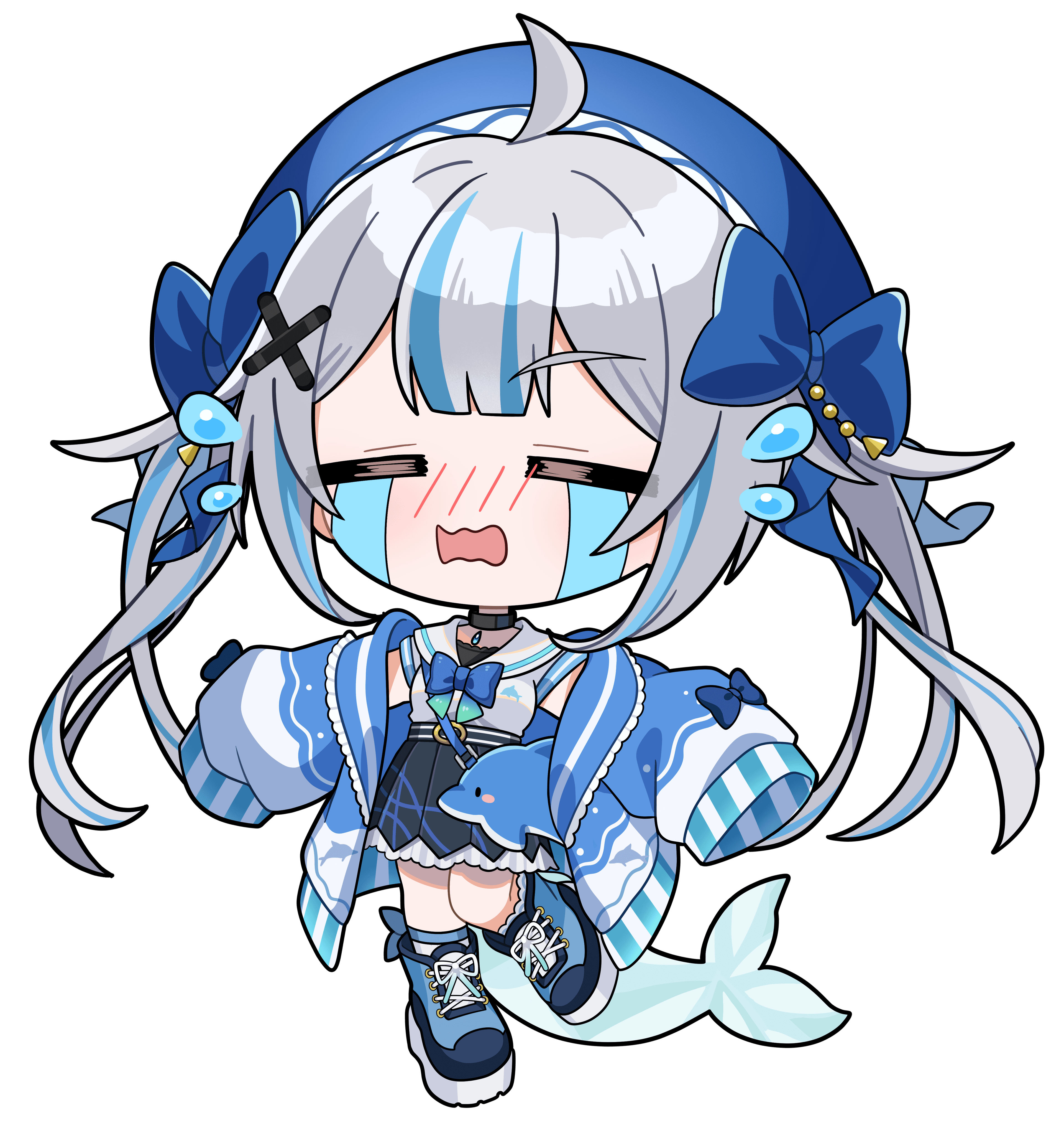 甘楽澪海|VTuber向けちびキャラ表情差分 8