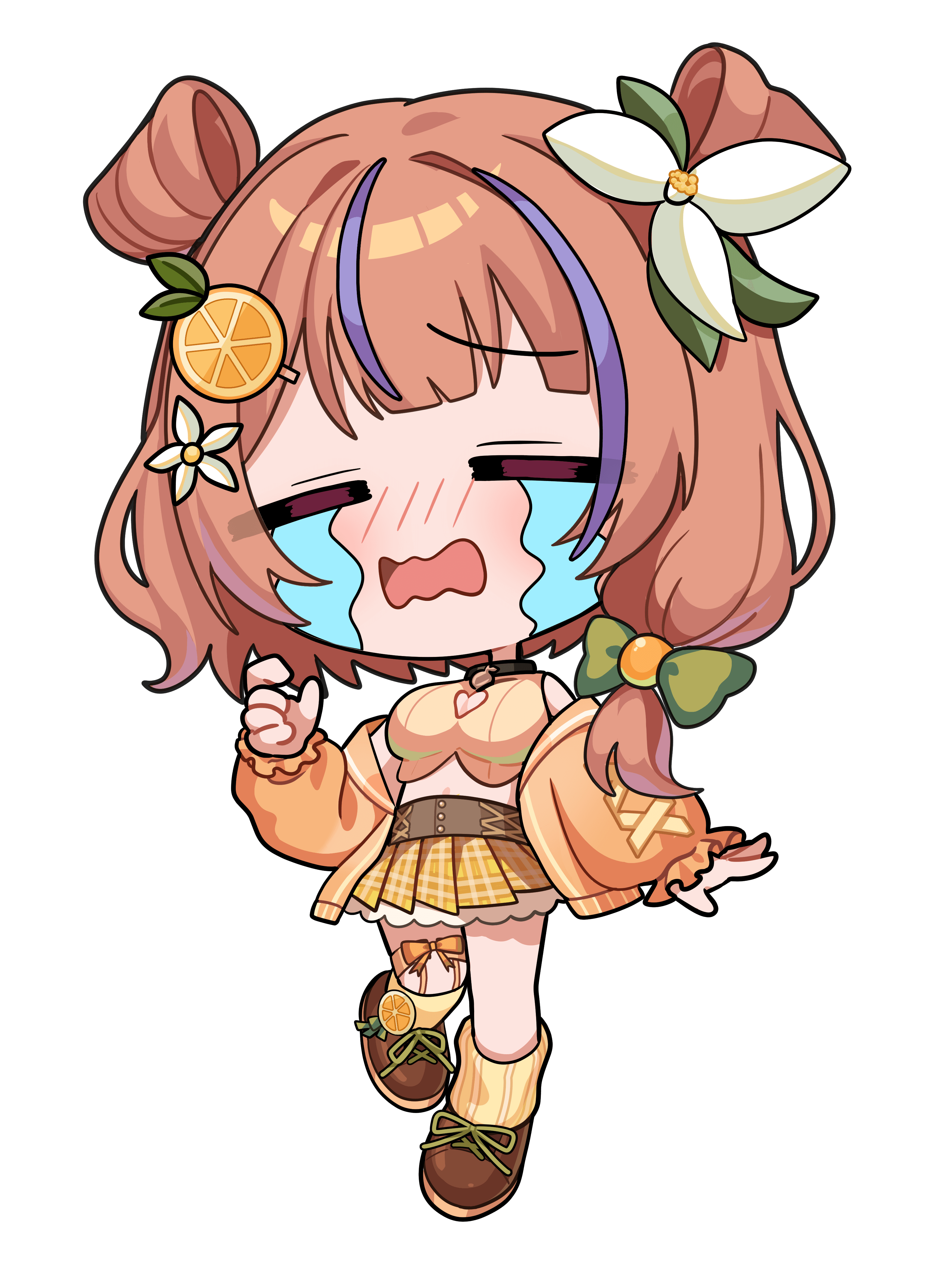 柑咲なつな|VTuber向けちびキャラ表情差分 2