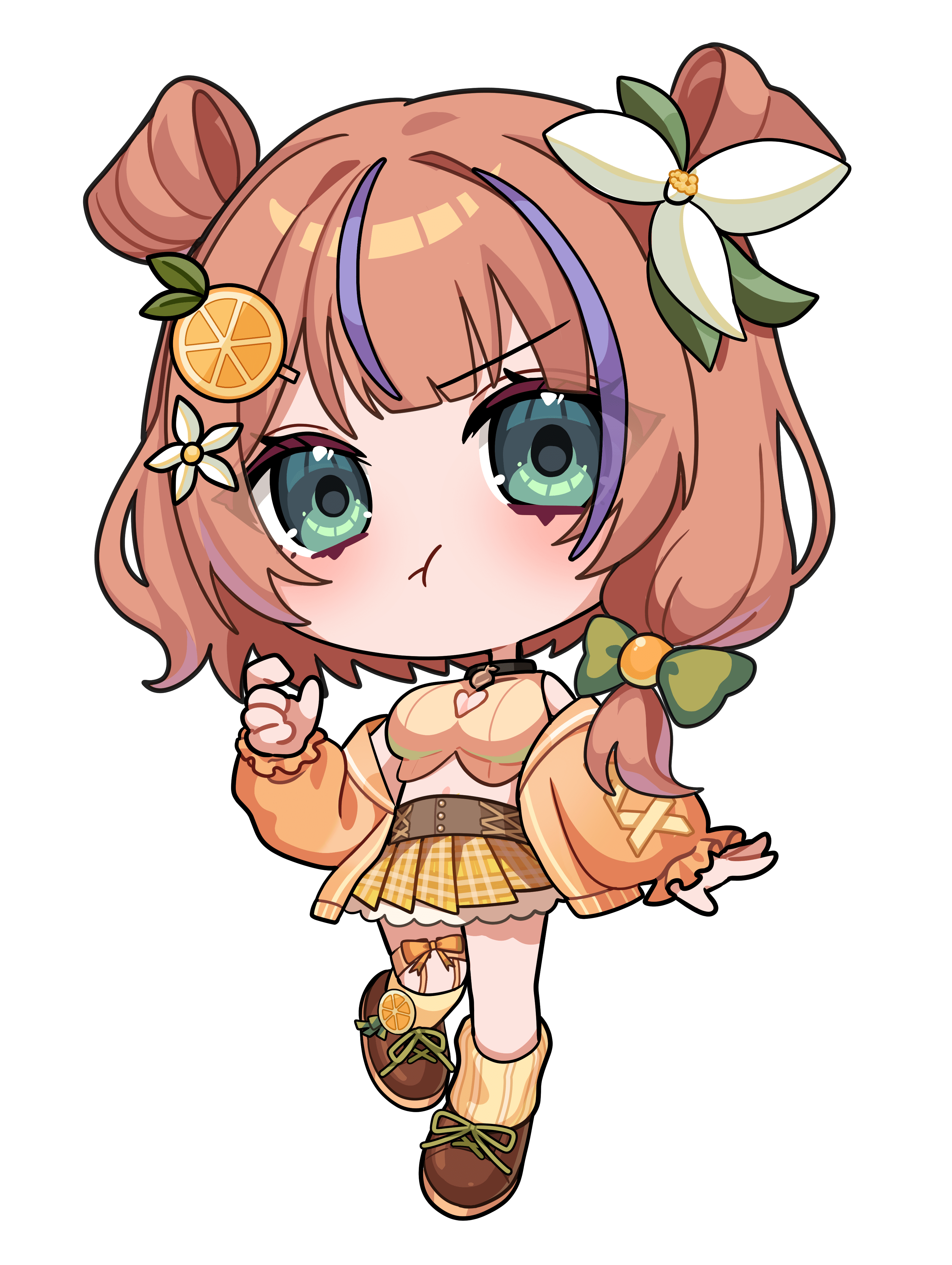 柑咲なつな|VTuber向けちびキャラ表情差分 4