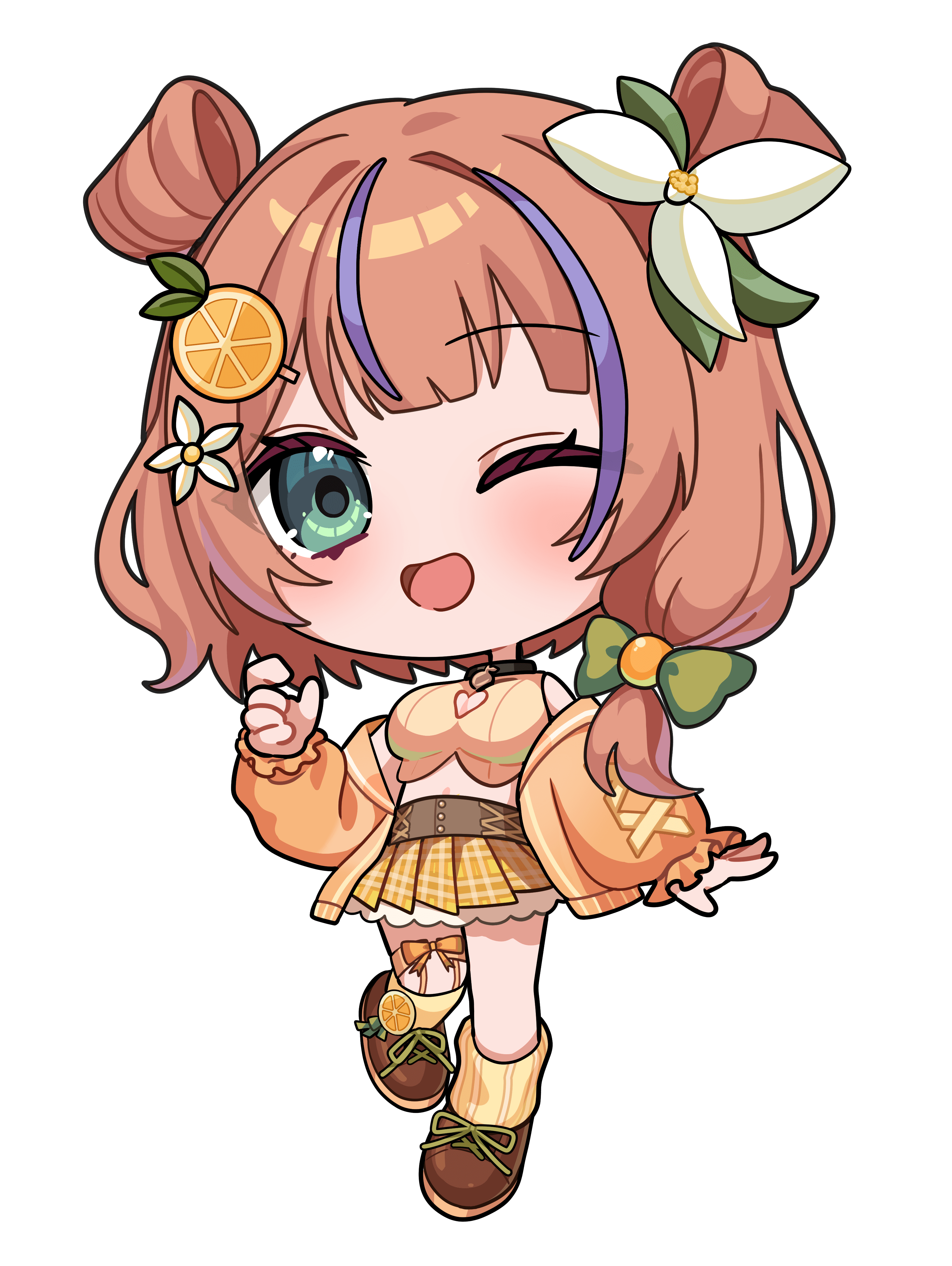 柑咲なつな|VTuber向けちびキャラ表情差分 5