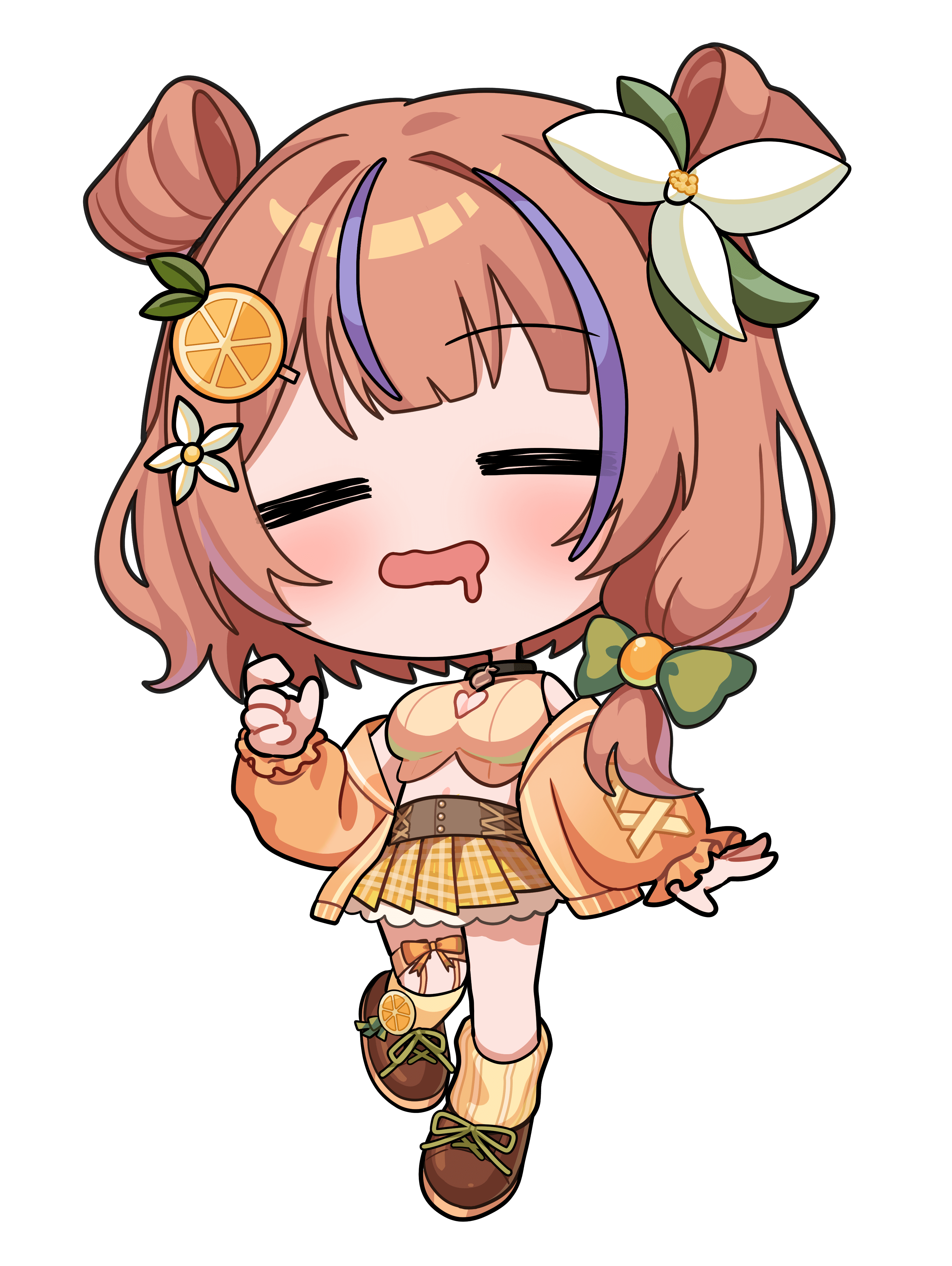 柑咲なつな|VTuber向けちびキャラ表情差分 7