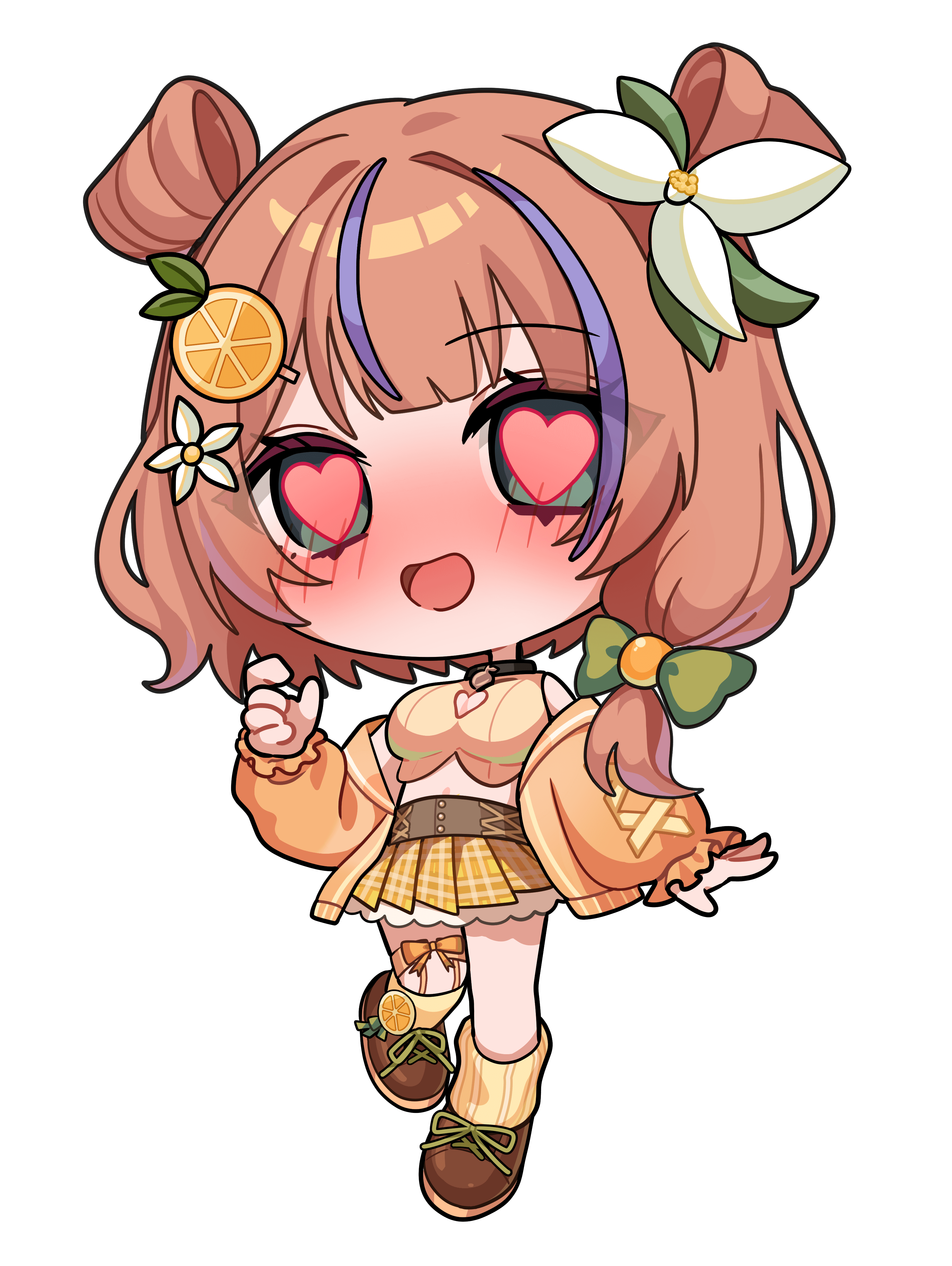 柑咲なつな|VTuber向けちびキャラ表情差分 9