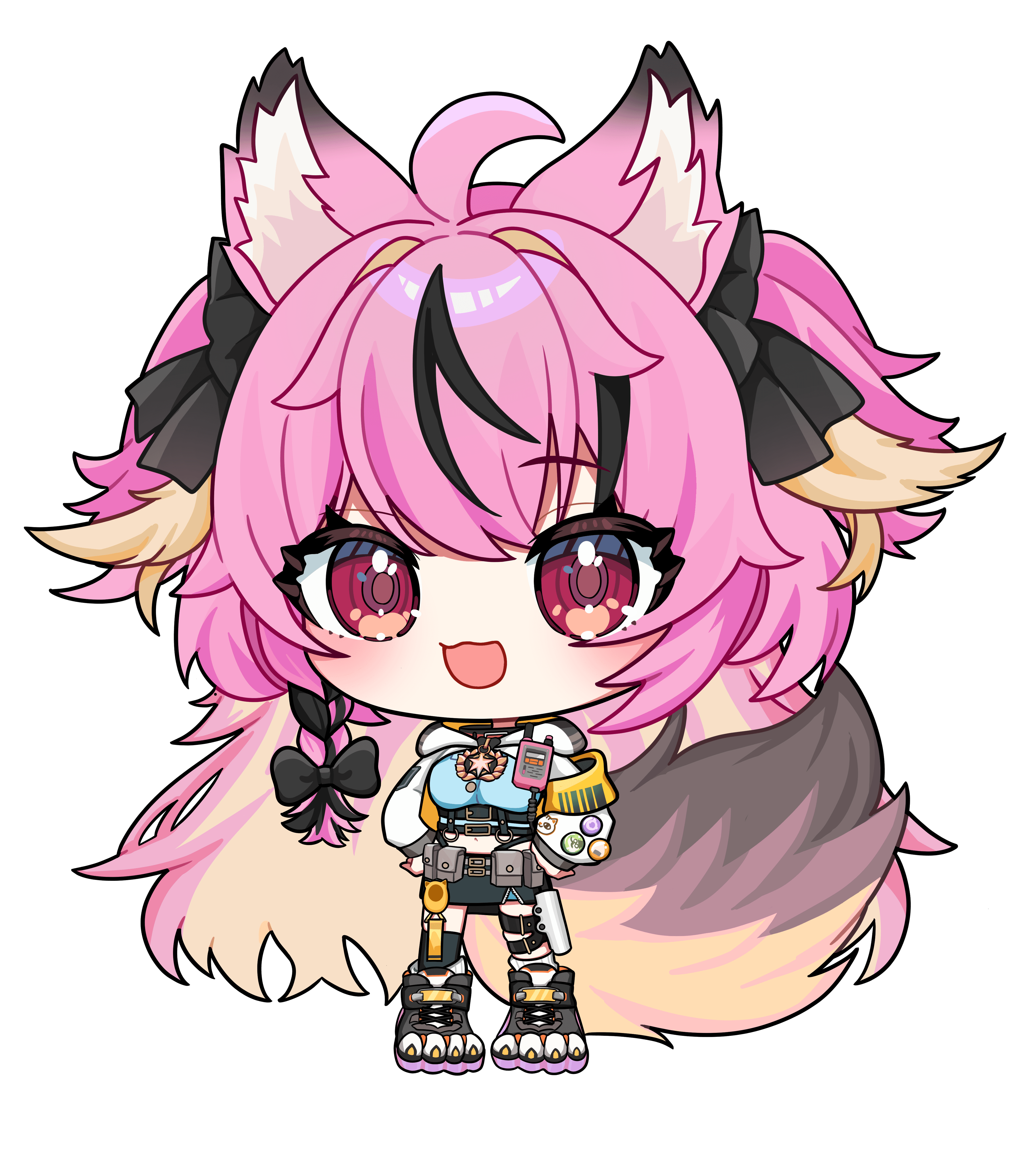 恋ノ牙ナズナ|VTuber向けちびキャラ表情差分 1