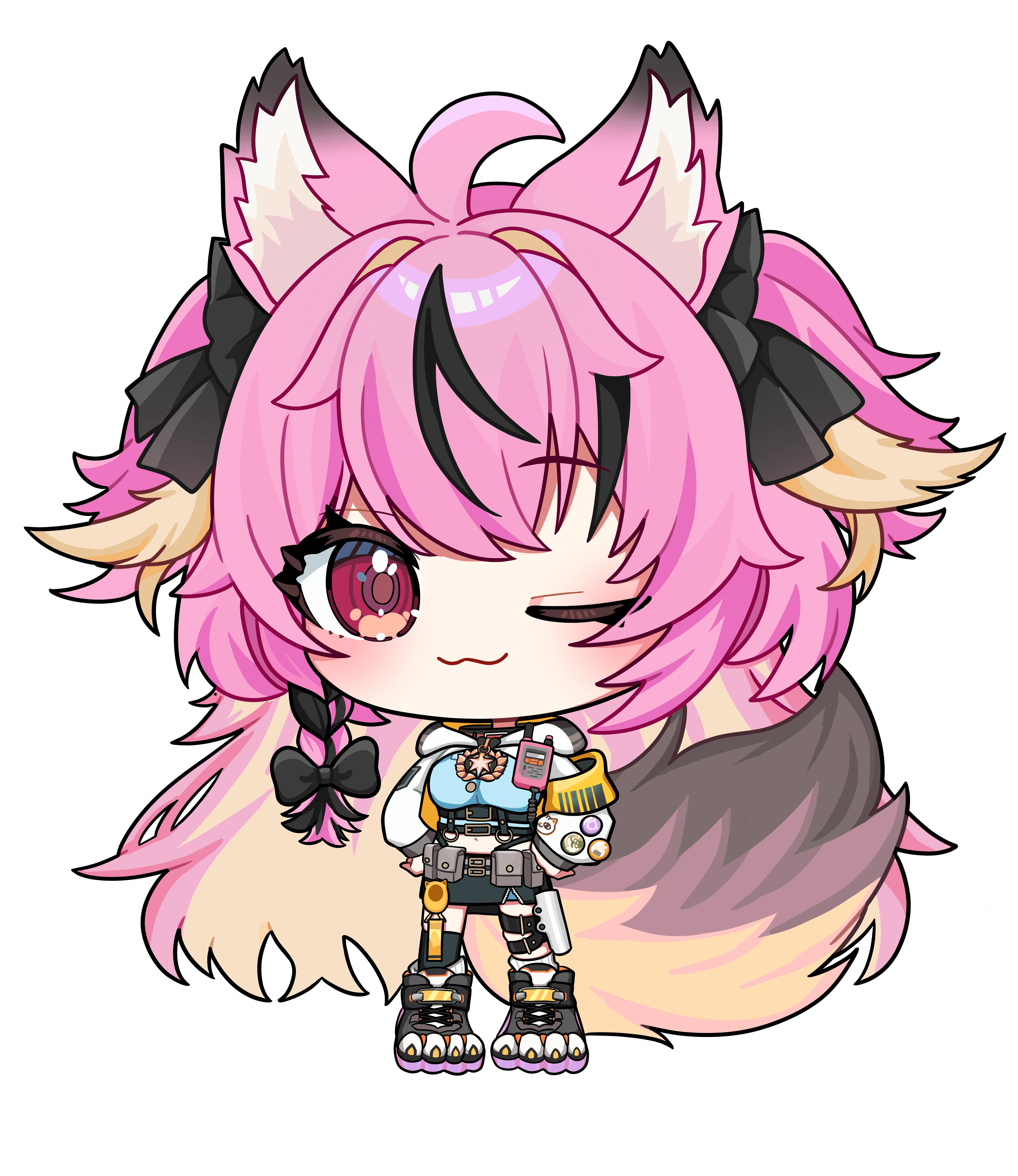 恋ノ牙ナズナ|VTuber向けちびキャラ表情差分 4
