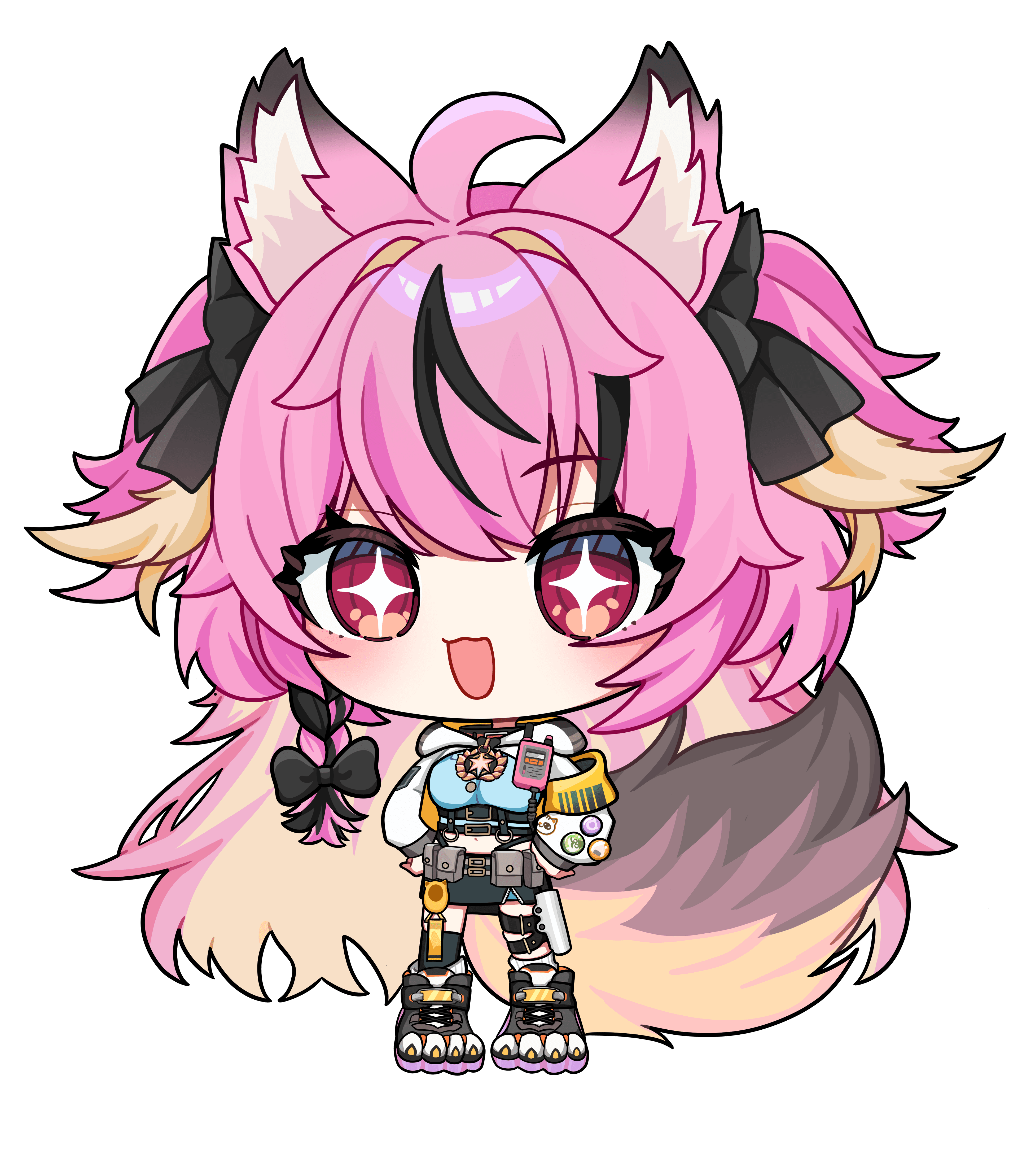 恋ノ牙ナズナ|VTuber向けちびキャラ表情差分 5