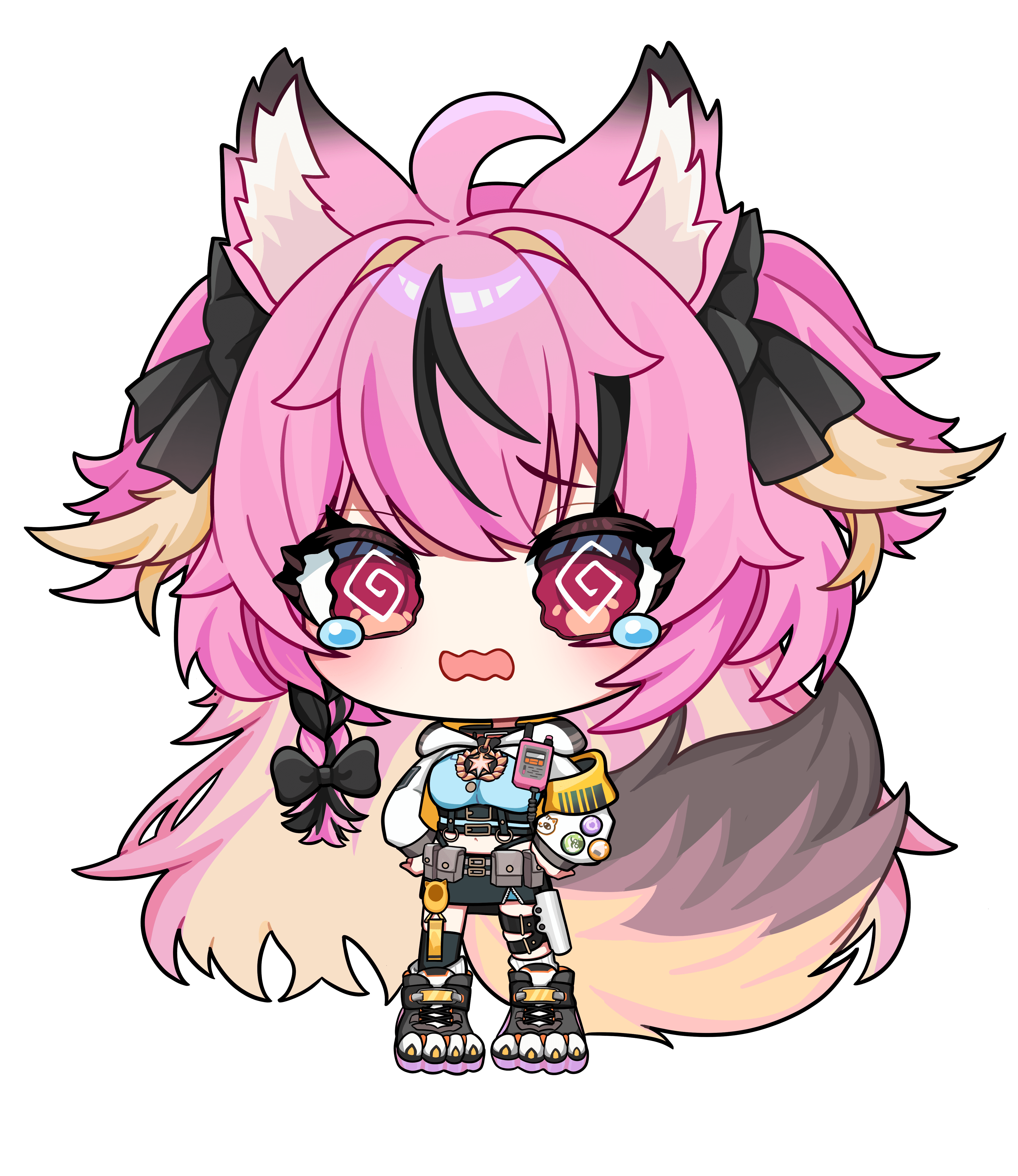 恋ノ牙ナズナ|VTuber向けちびキャラ表情差分 6