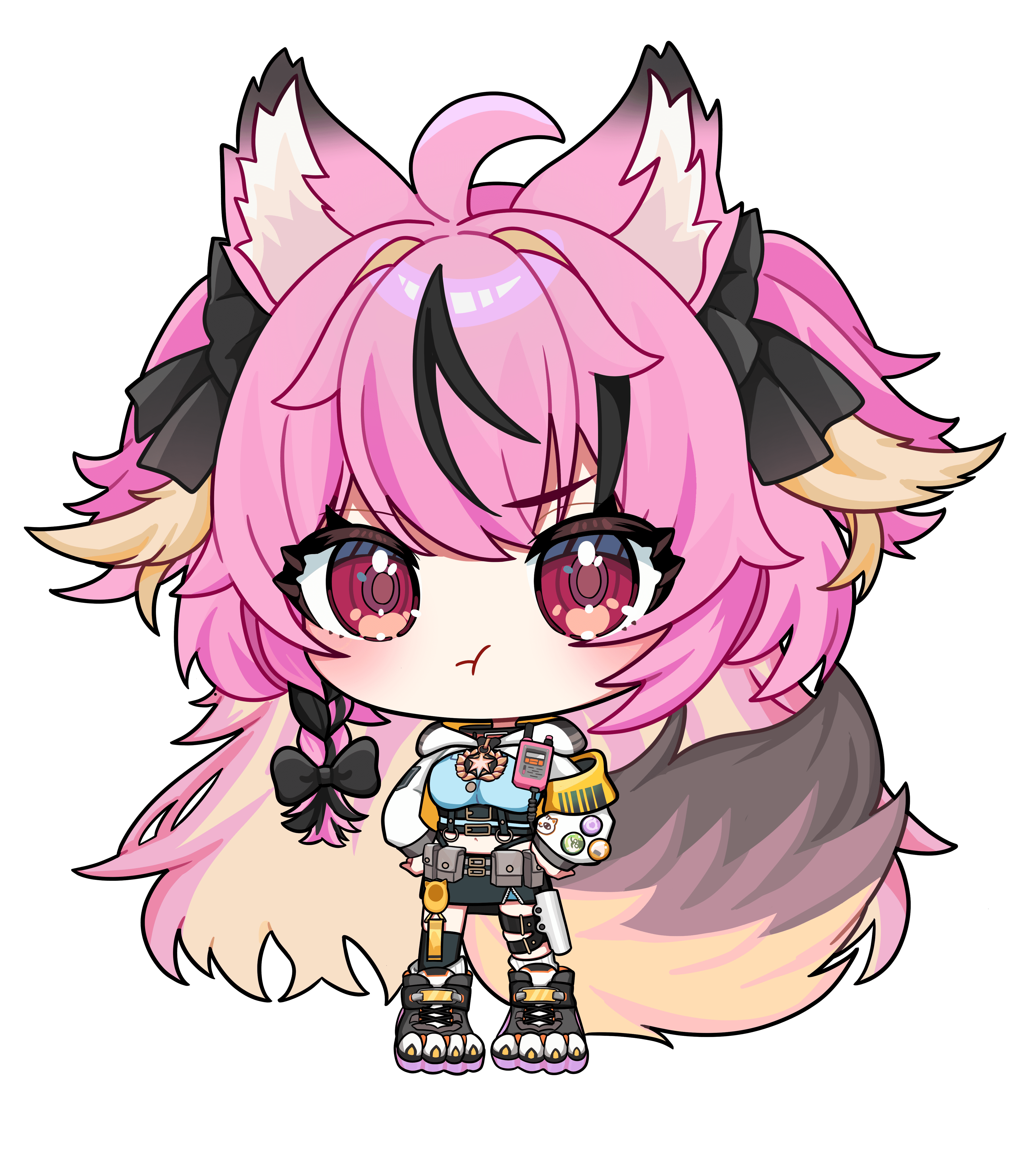 恋ノ牙ナズナ|VTuber向けちびキャラ表情差分 7