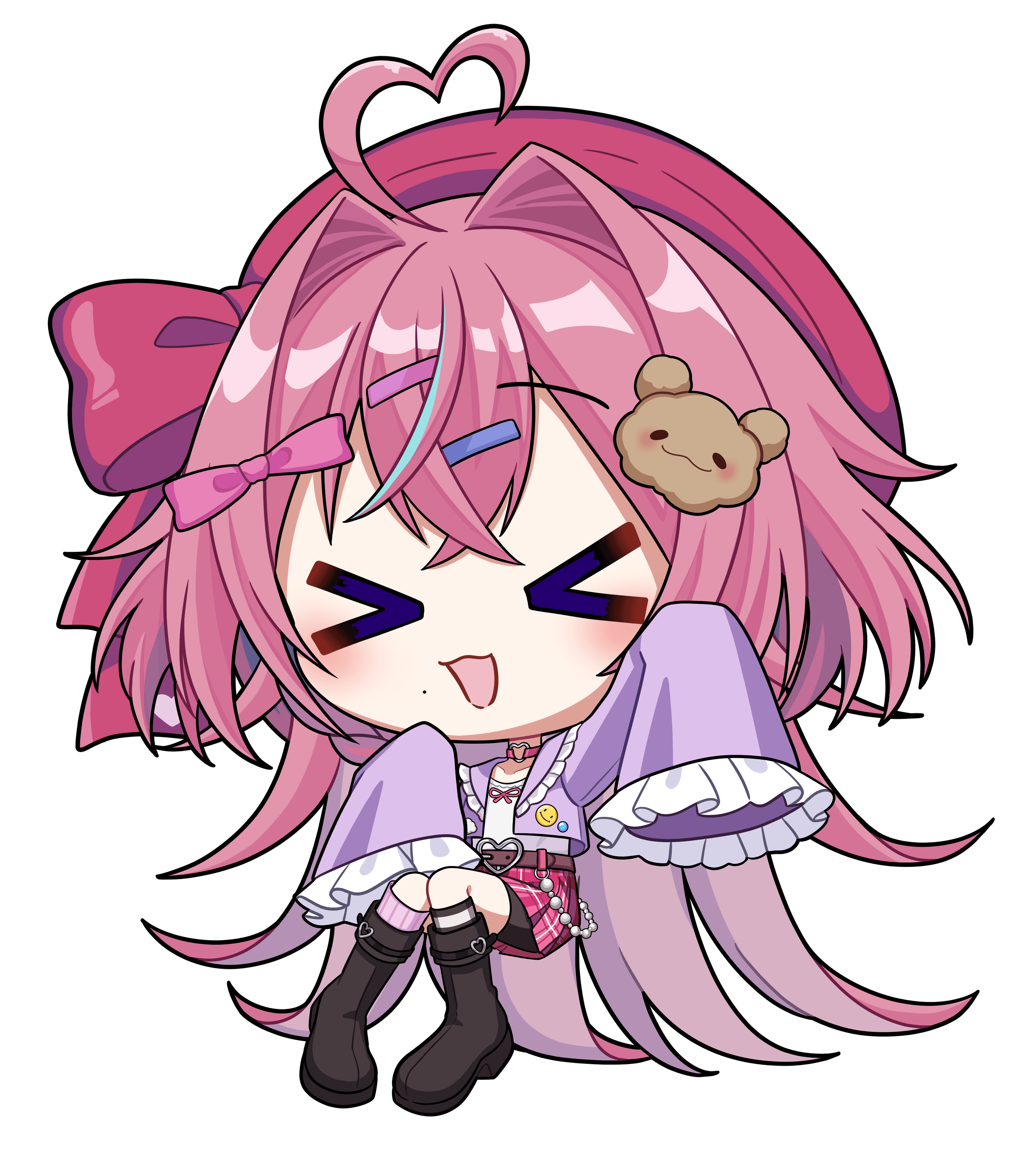 萌乃るぴの|VTuber向けちびキャラ表情差分 4