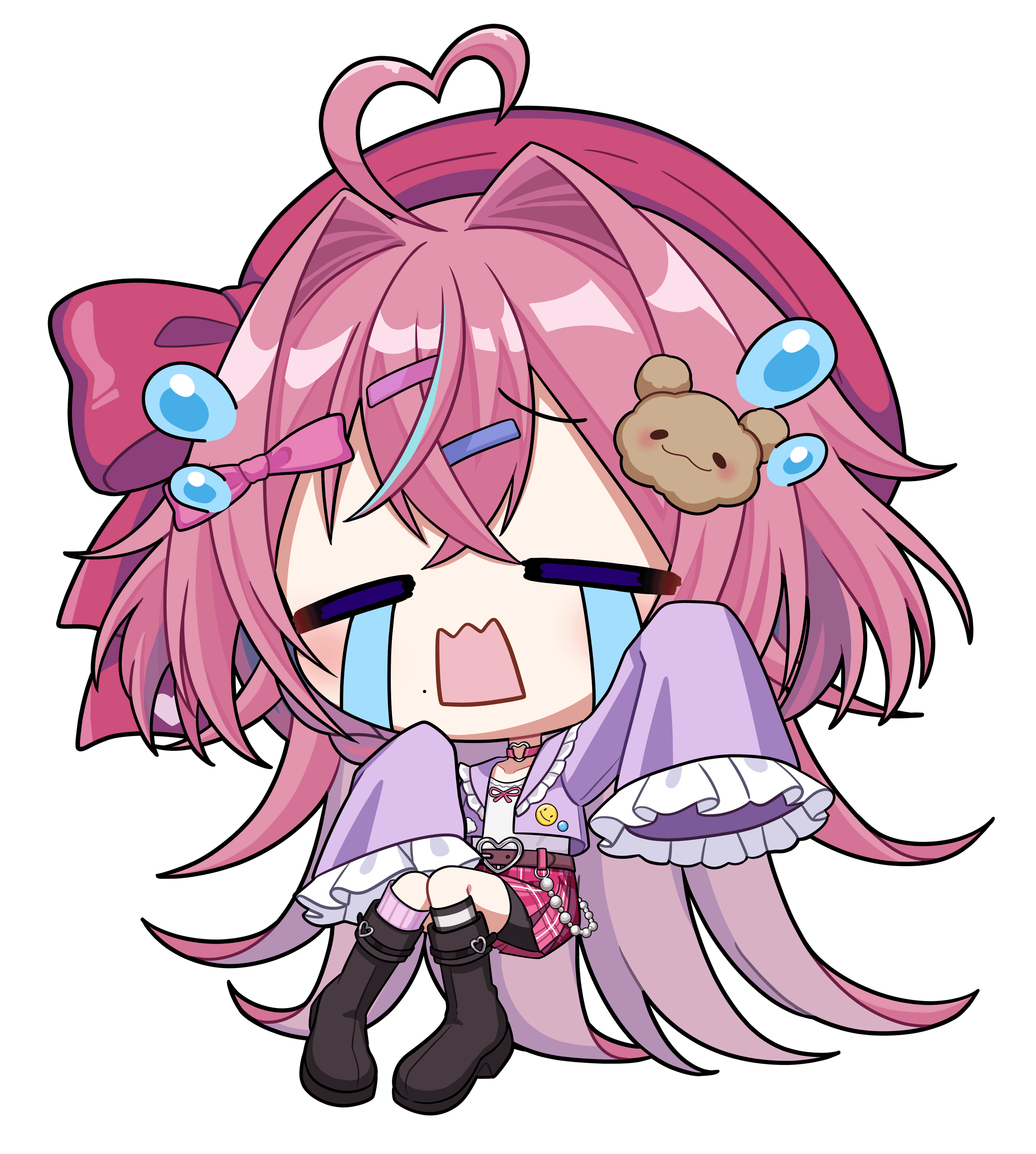 萌乃るぴの|VTuber向けちびキャラ表情差分 6