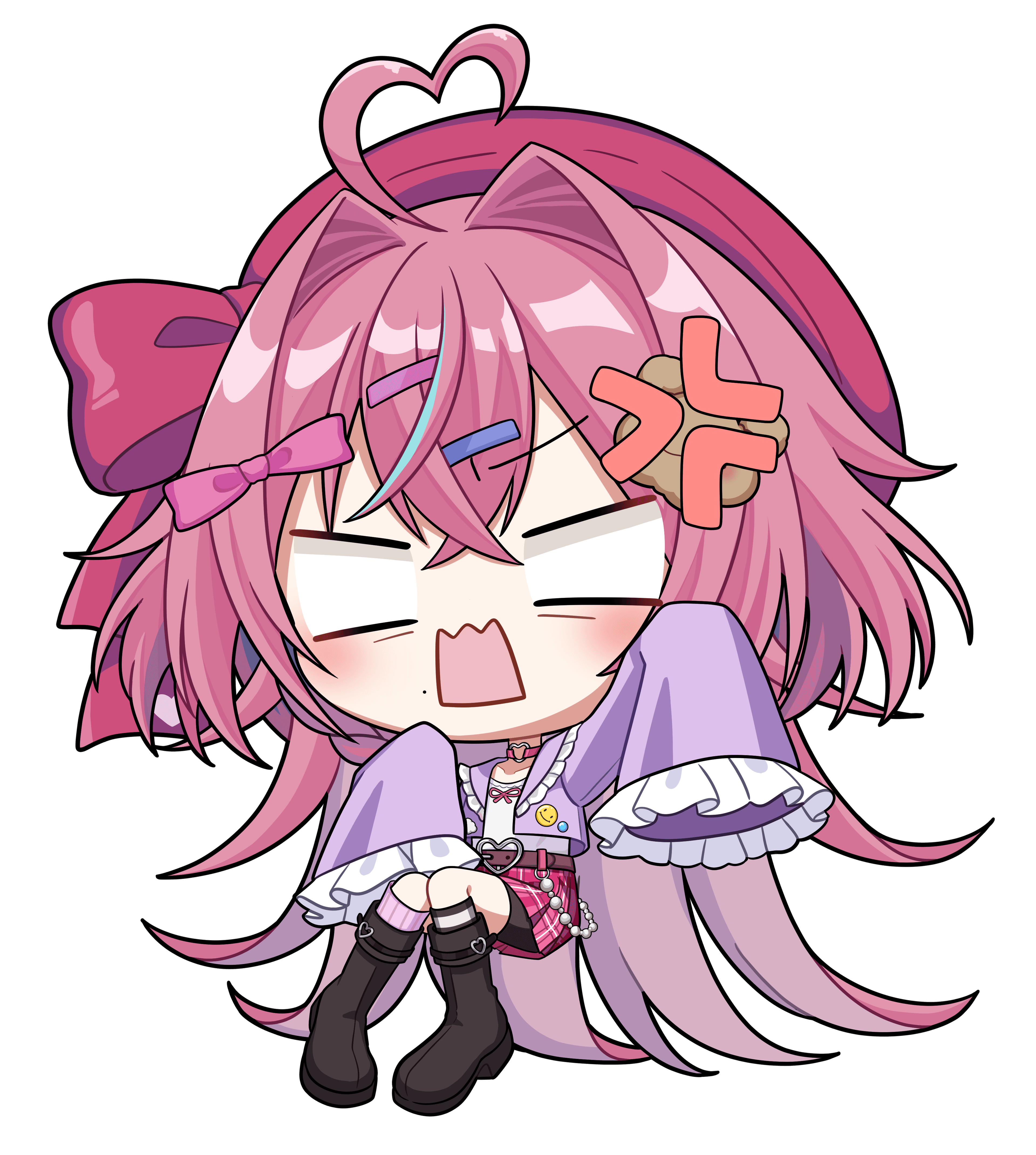 萌乃るぴの|VTuber向けちびキャラ表情差分 8