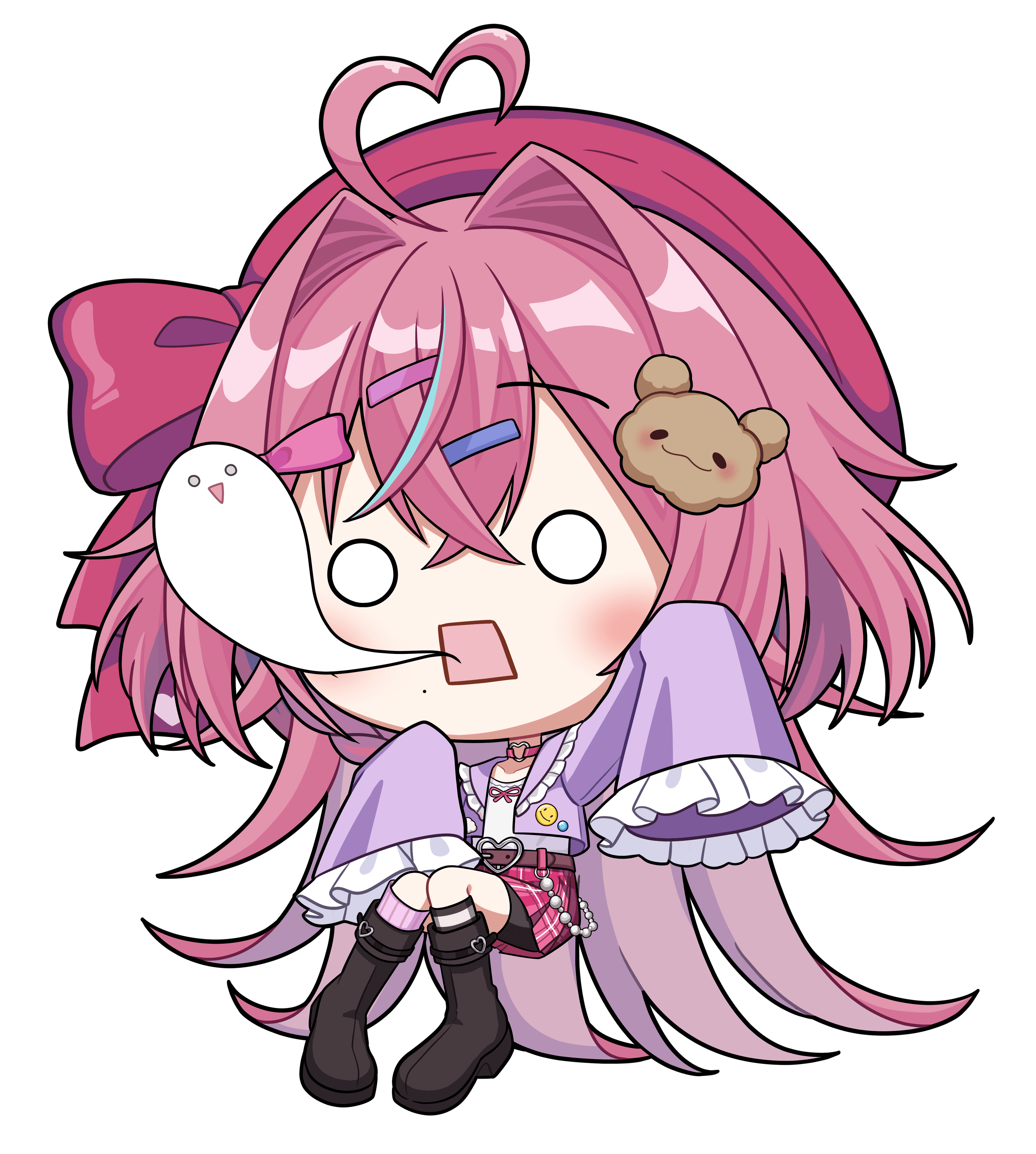 萌乃るぴの|VTuber向けちびキャラ表情差分 9