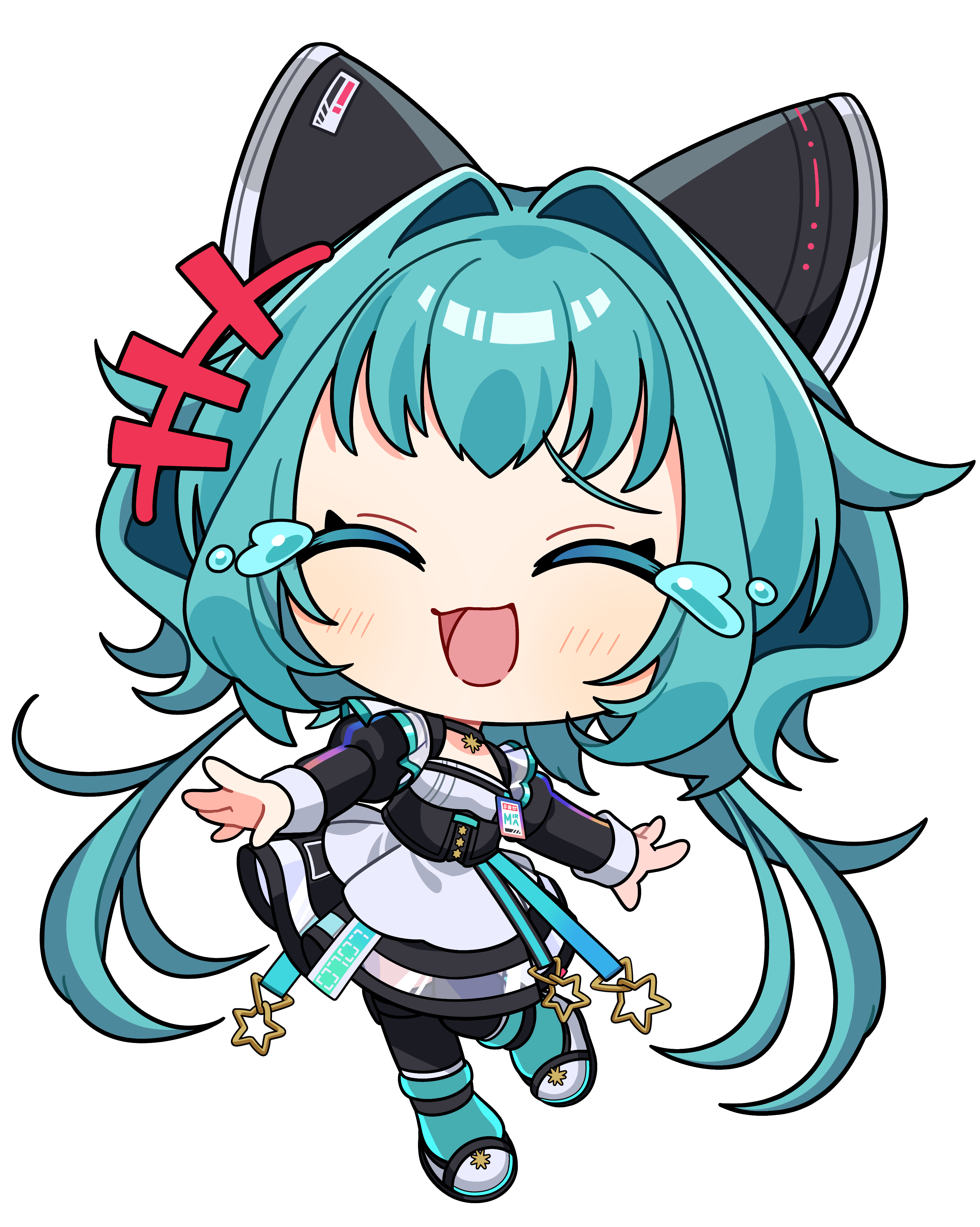 流レ星ミラ|VTuber向けちびキャラ表情差分 2